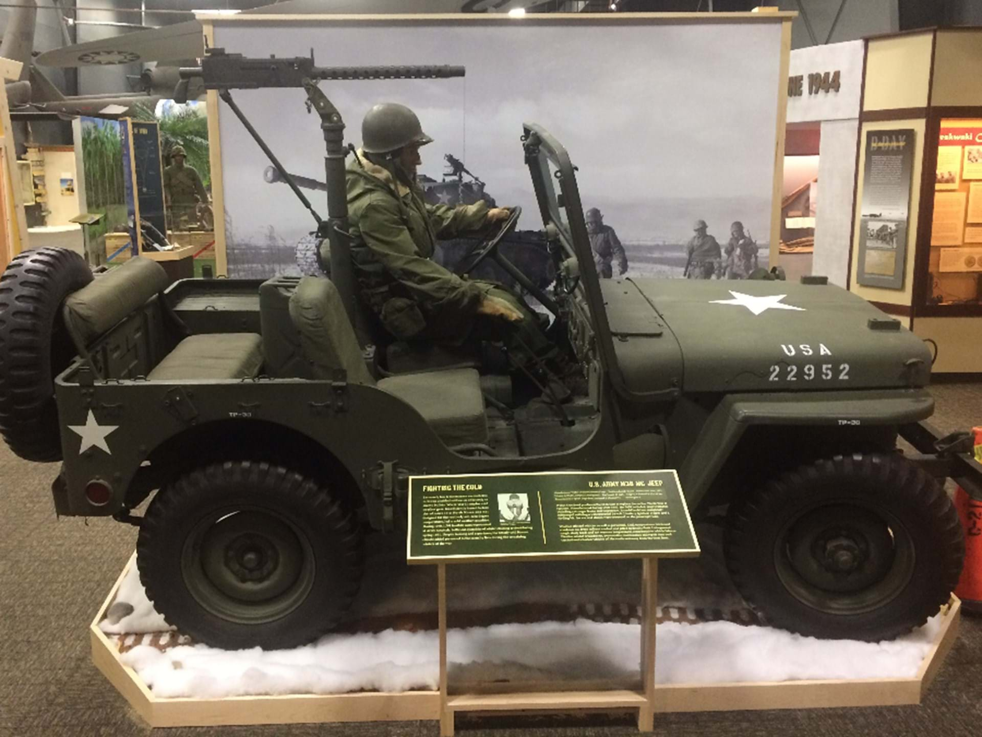 Korean War Exhibit - Winter Scene