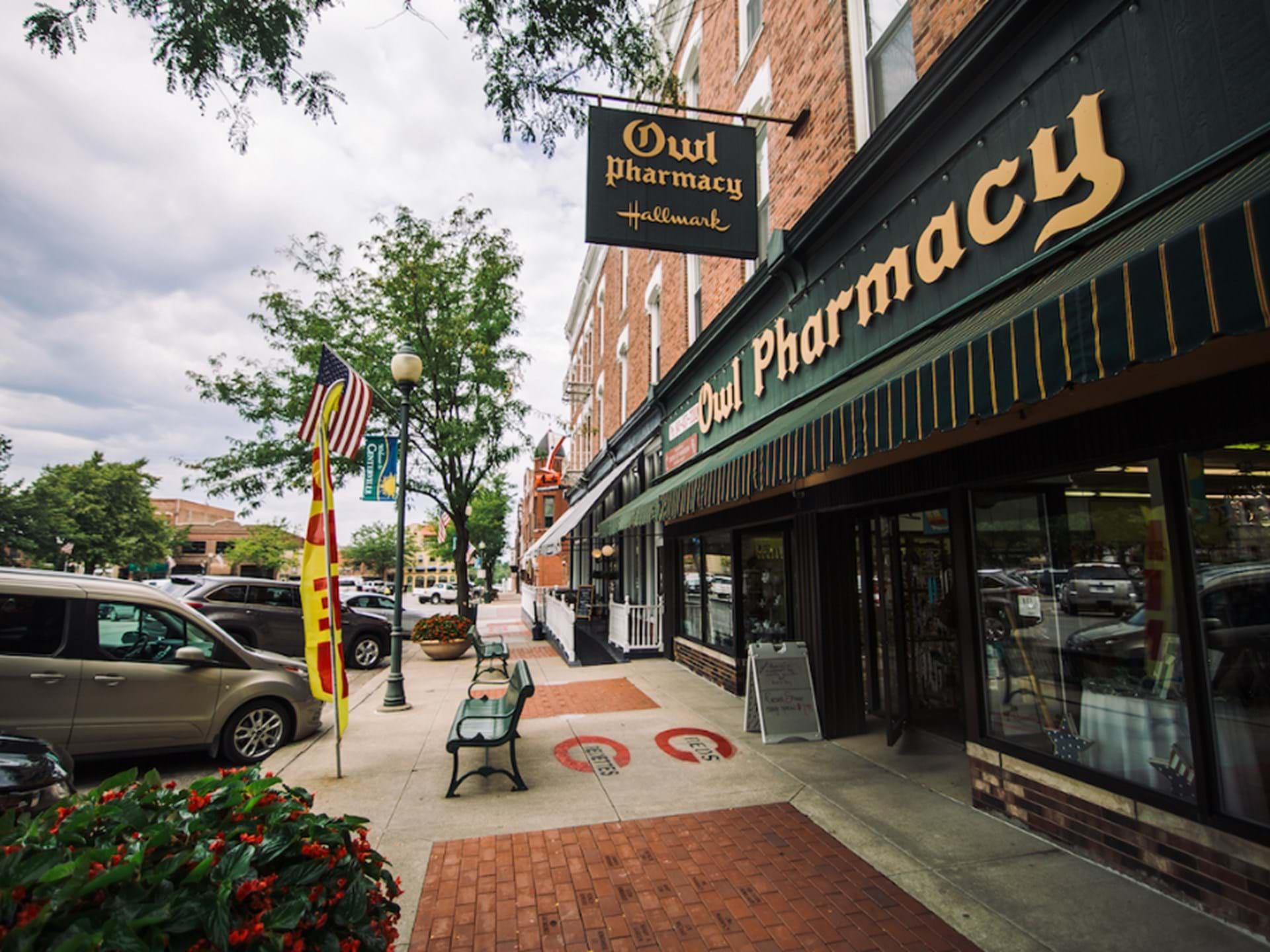 Owl Pharmacy on the Centerville square.