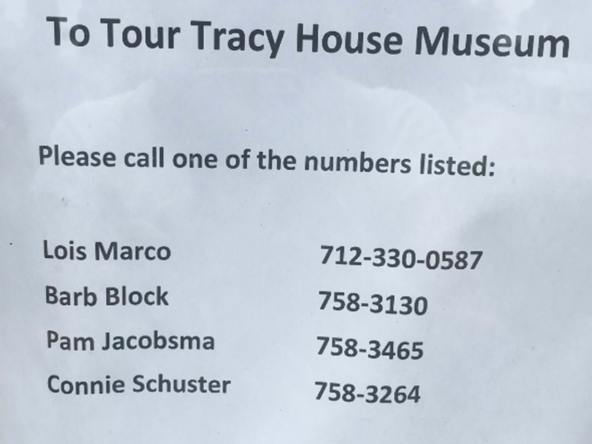 call for a tour today!