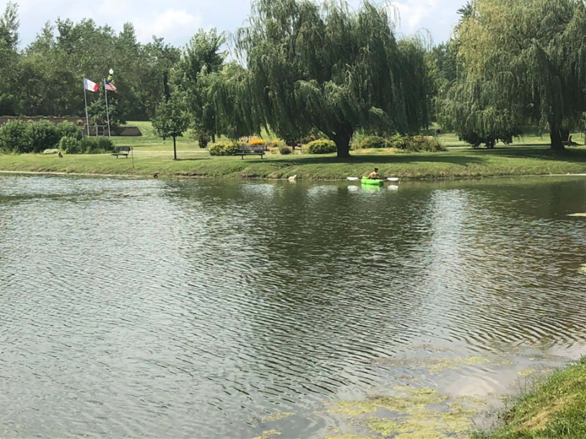 Waukon City Park pond