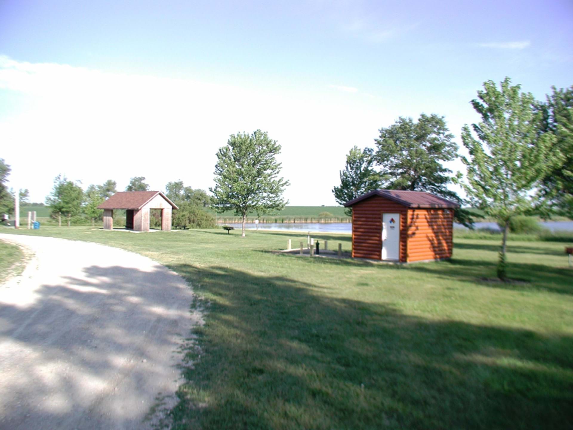 South side of Airport Lake Park campground