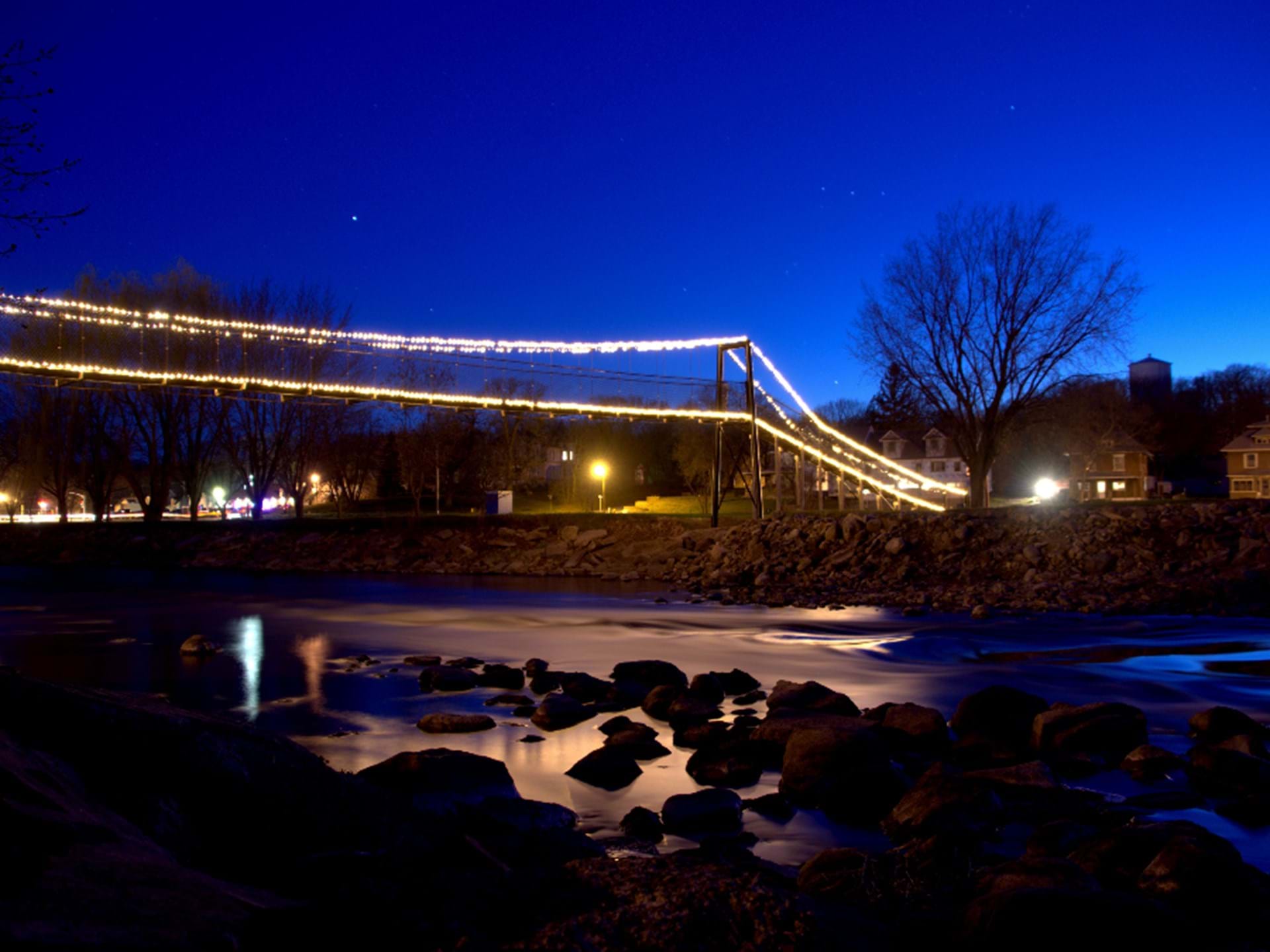 Estherville Swinging Bridge Estherville, Iowa Travel Iowa