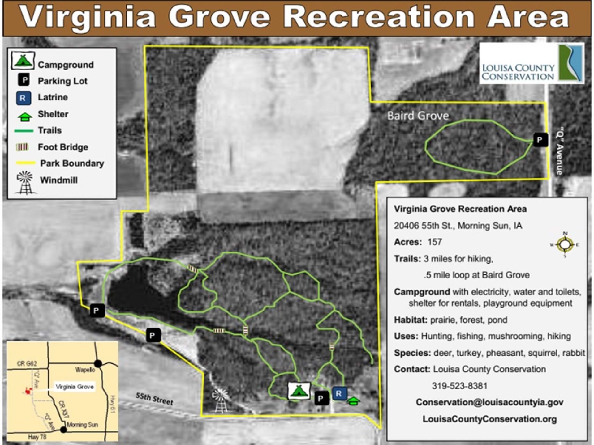Map of Virginia Grove