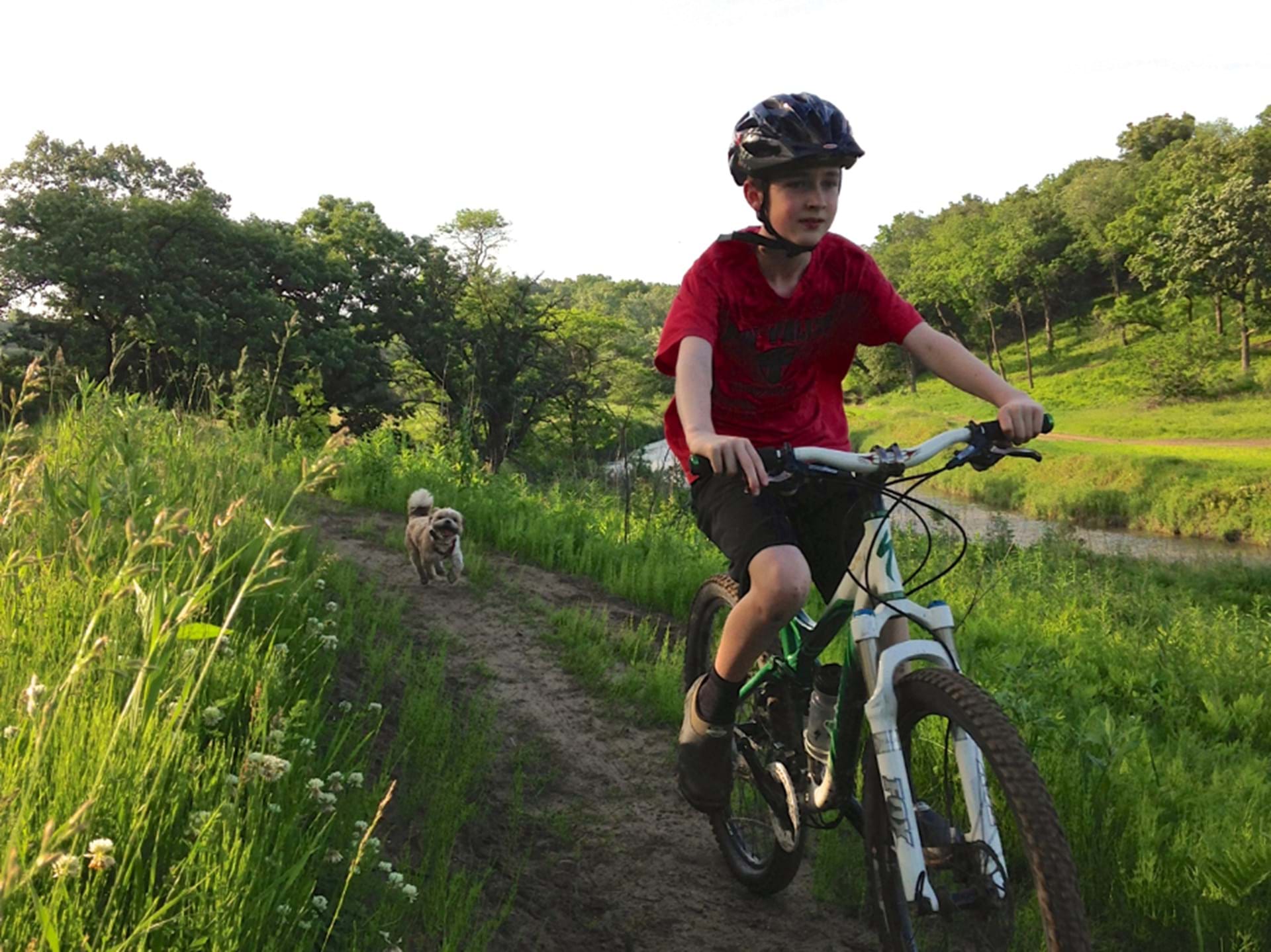 Mountain Biking for all ages at Whiterock Conservancy
