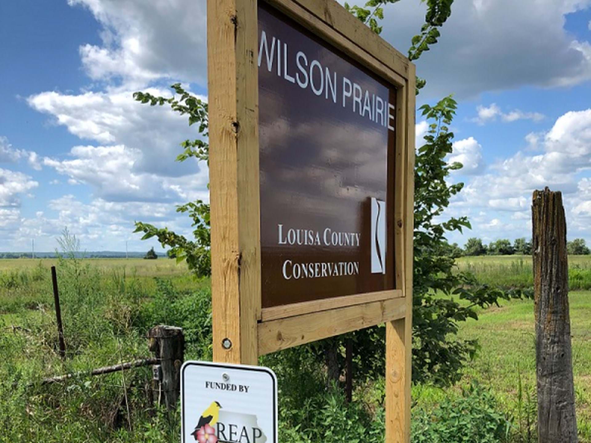 Wilson Prairie sign