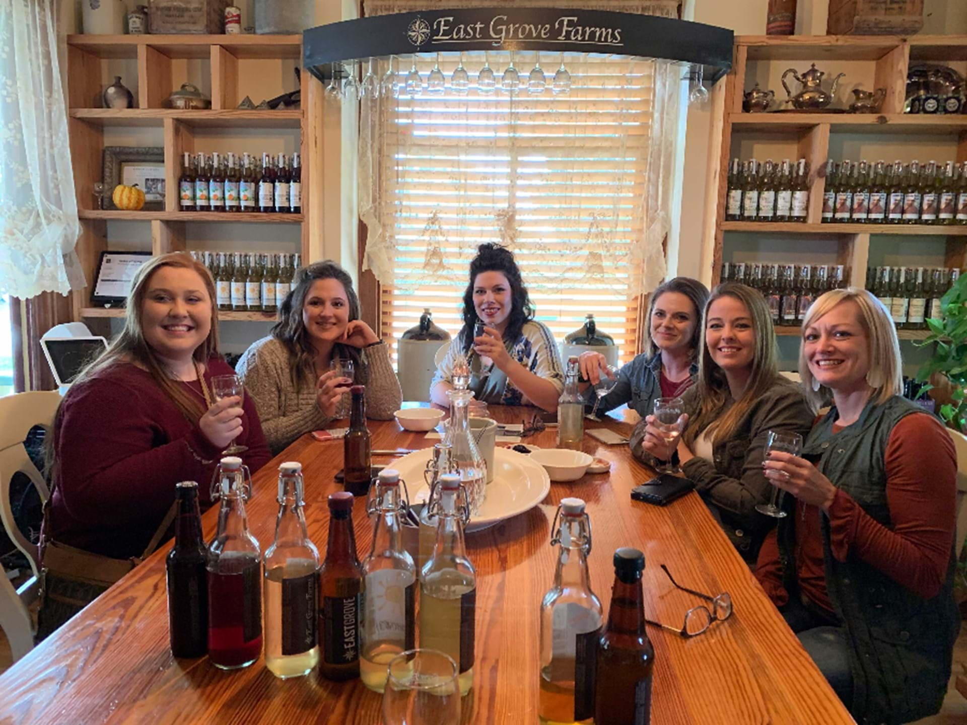 Tasting room indoors