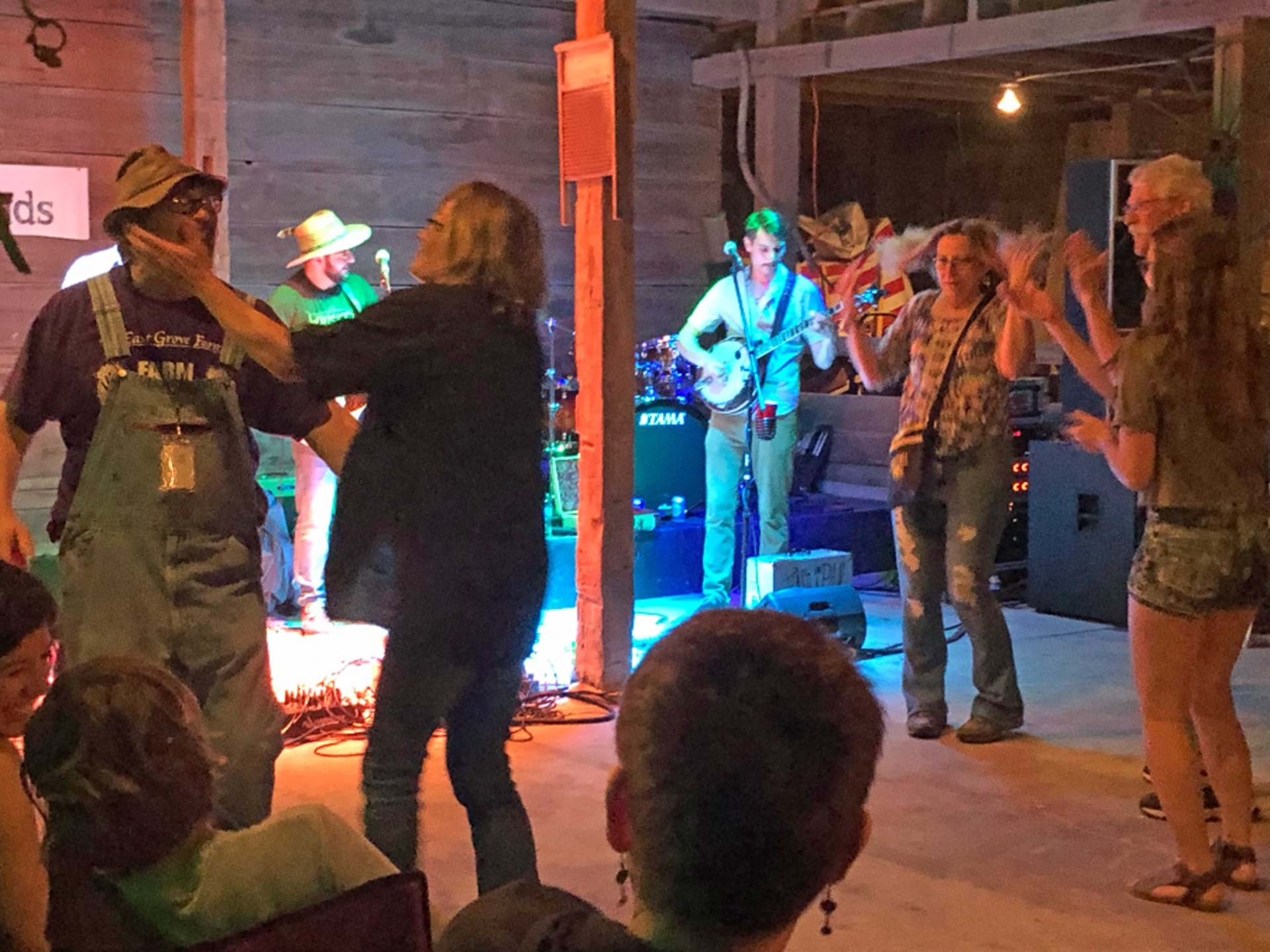 Dancing in the old barn