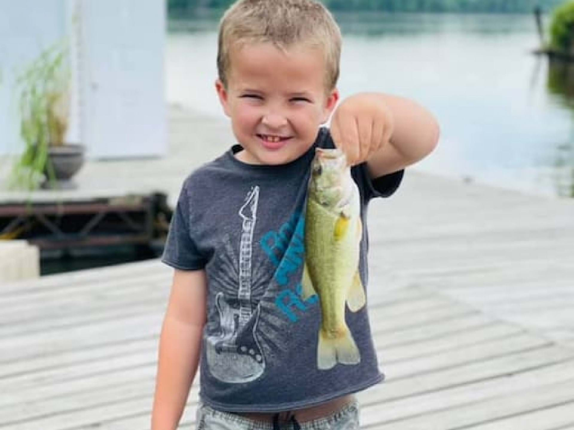 Fishing off of the Dock