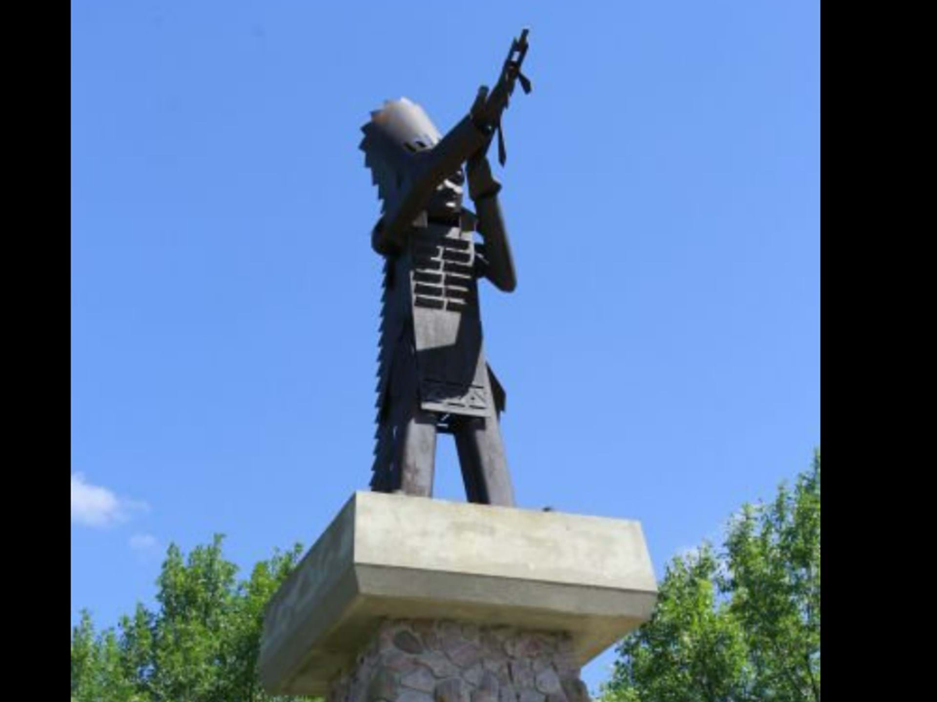 Chief War Eagle Monument