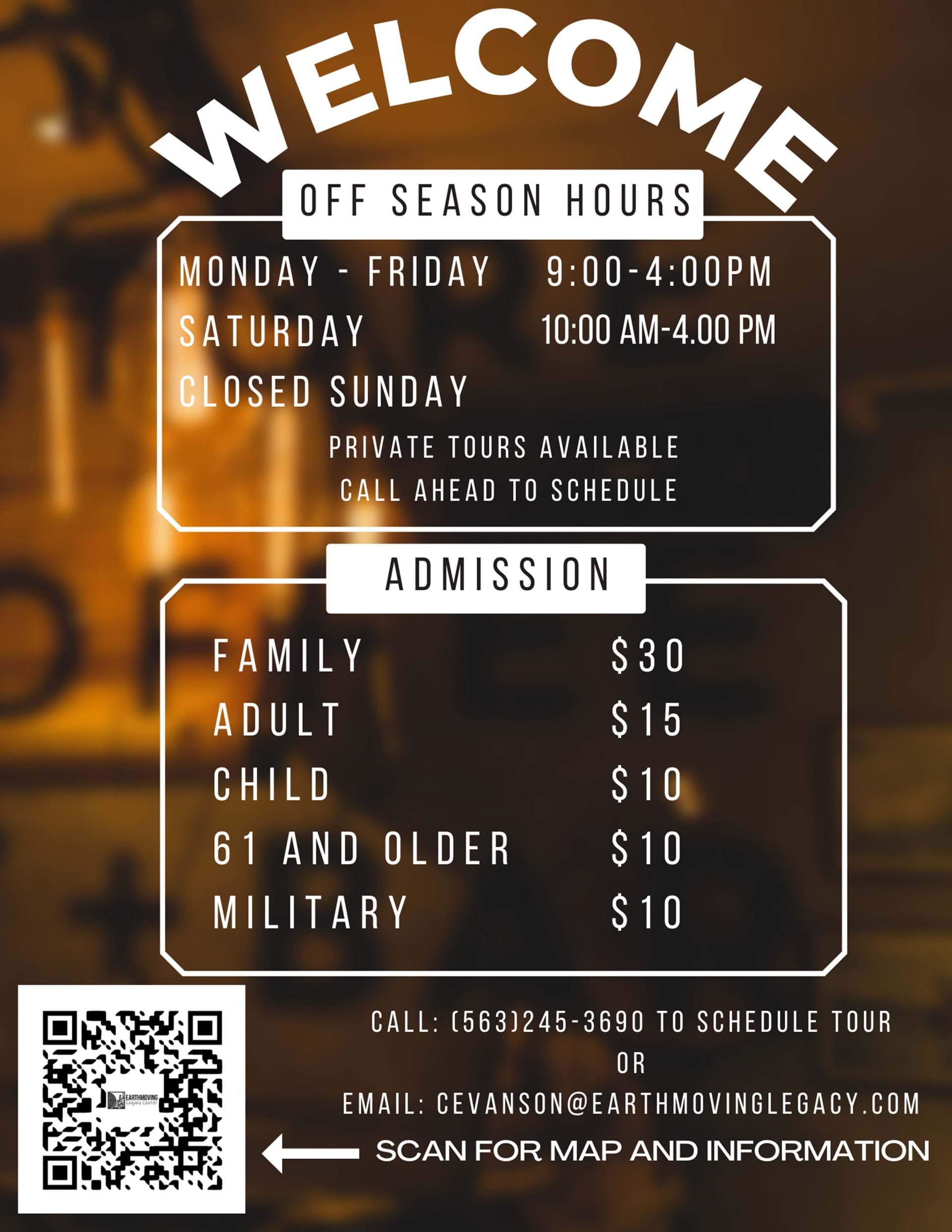 Off Season Hours