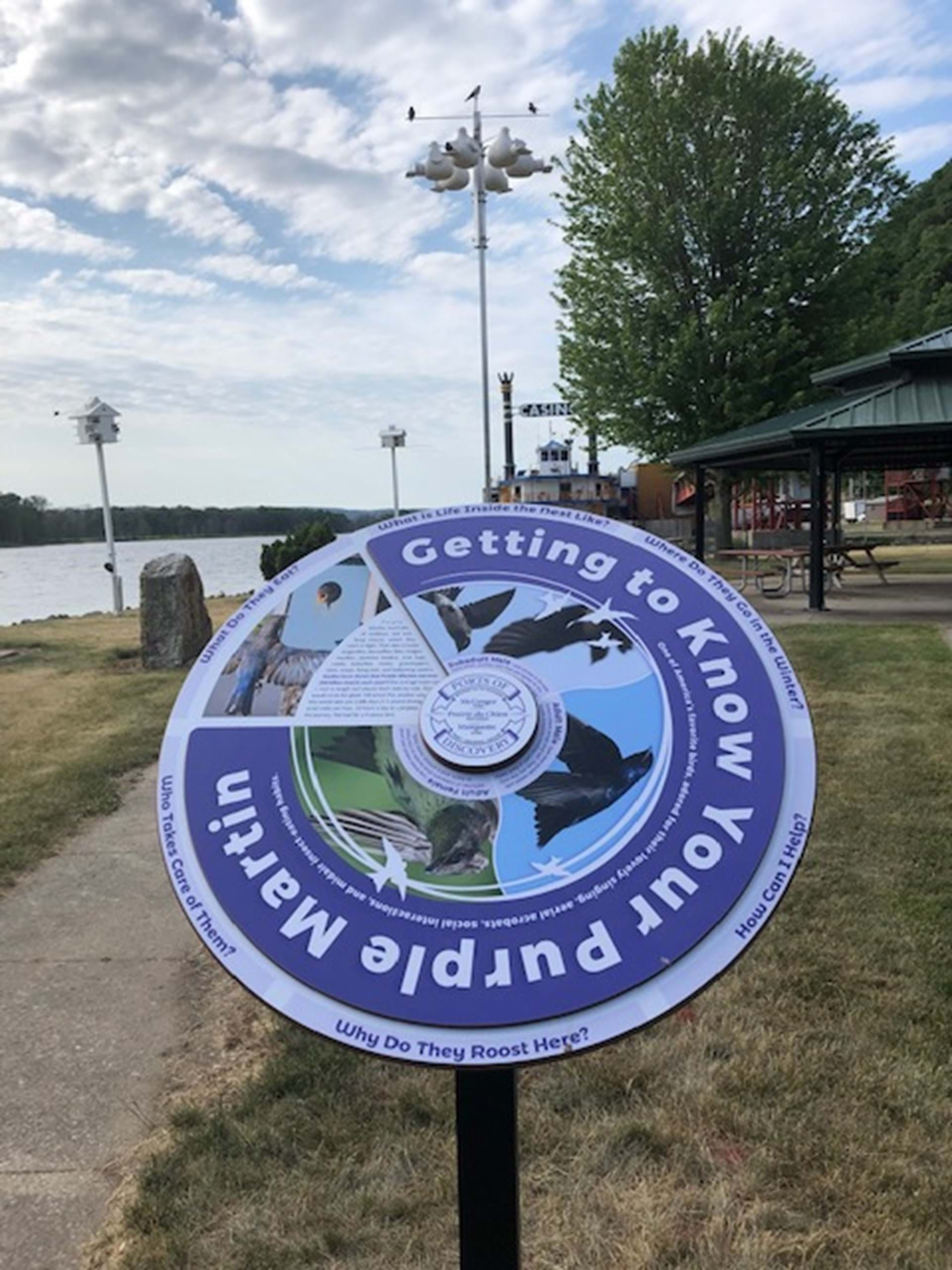 Purple Martin Information Kiosk