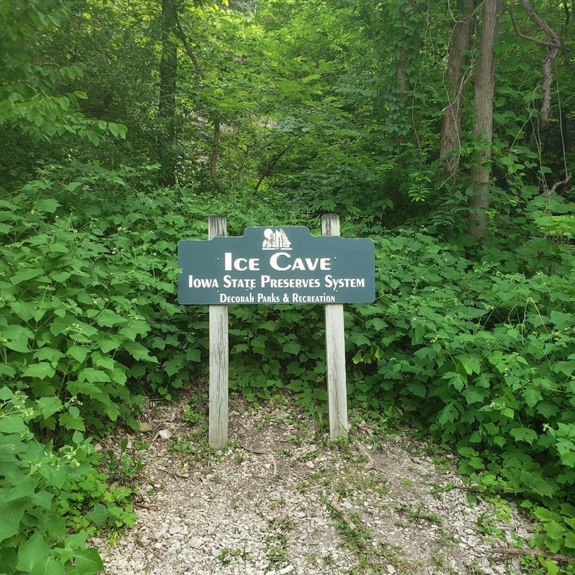 Ice Cave Sign