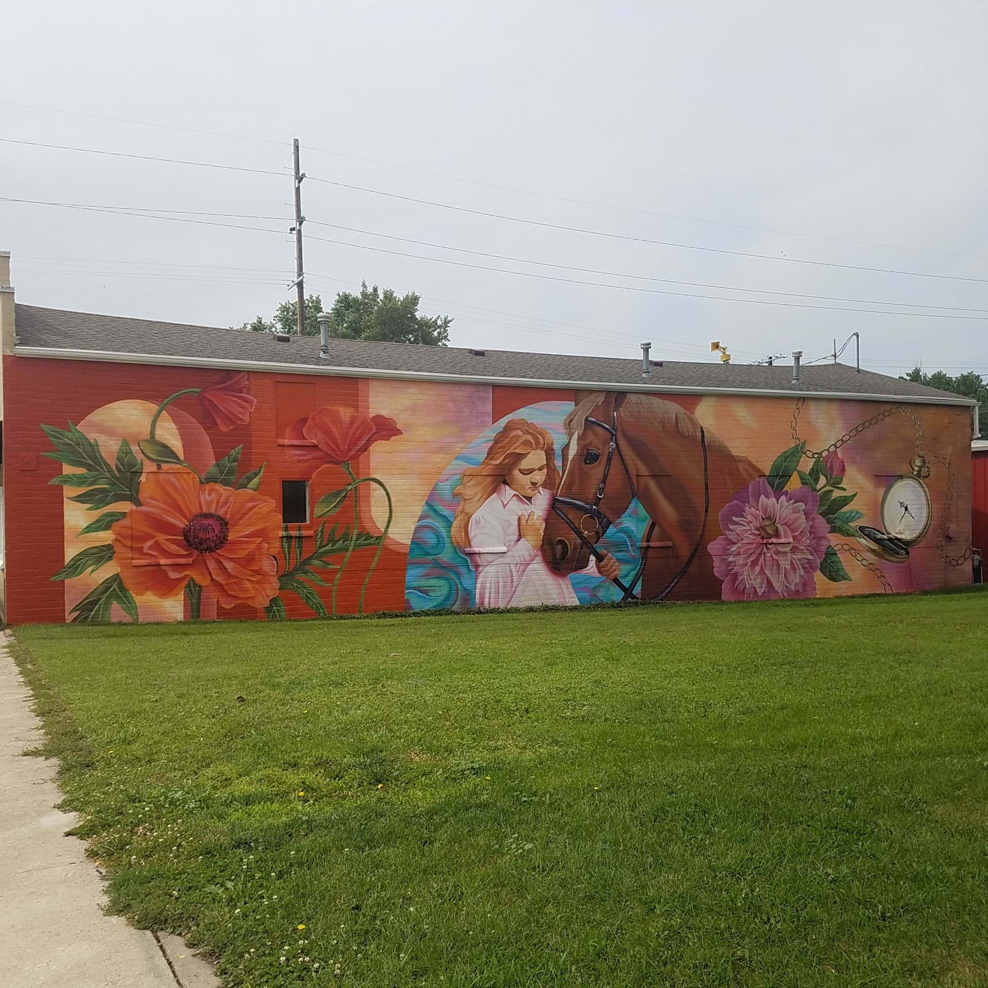 The Lenox Heritage Mural tells a story about Lenox's proud past