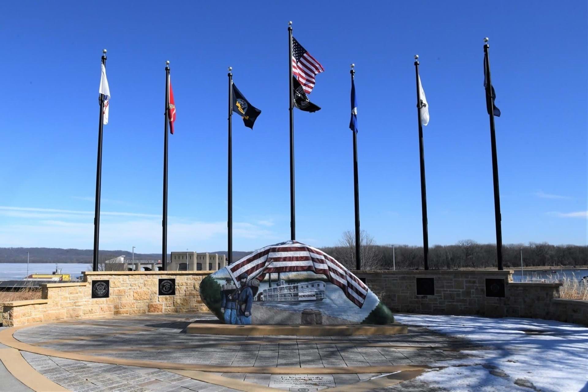 Jackson County Freedom Rock located in Bellevvue.