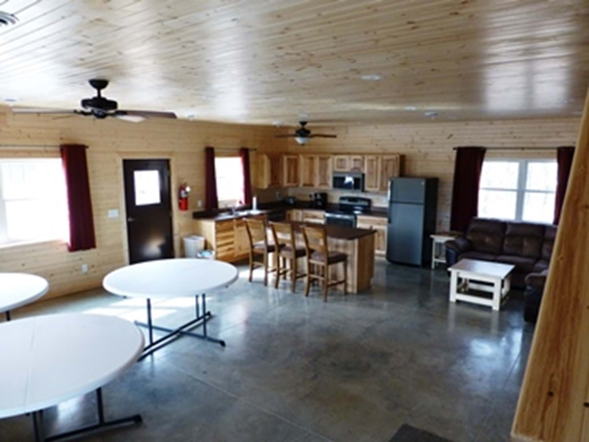 Kitchen and Living Area