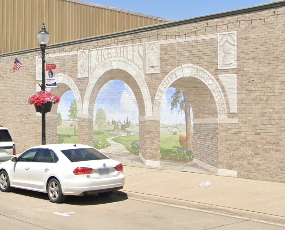 Lake Mills Downtown Mural Lake Mills, Iowa Travel Iowa