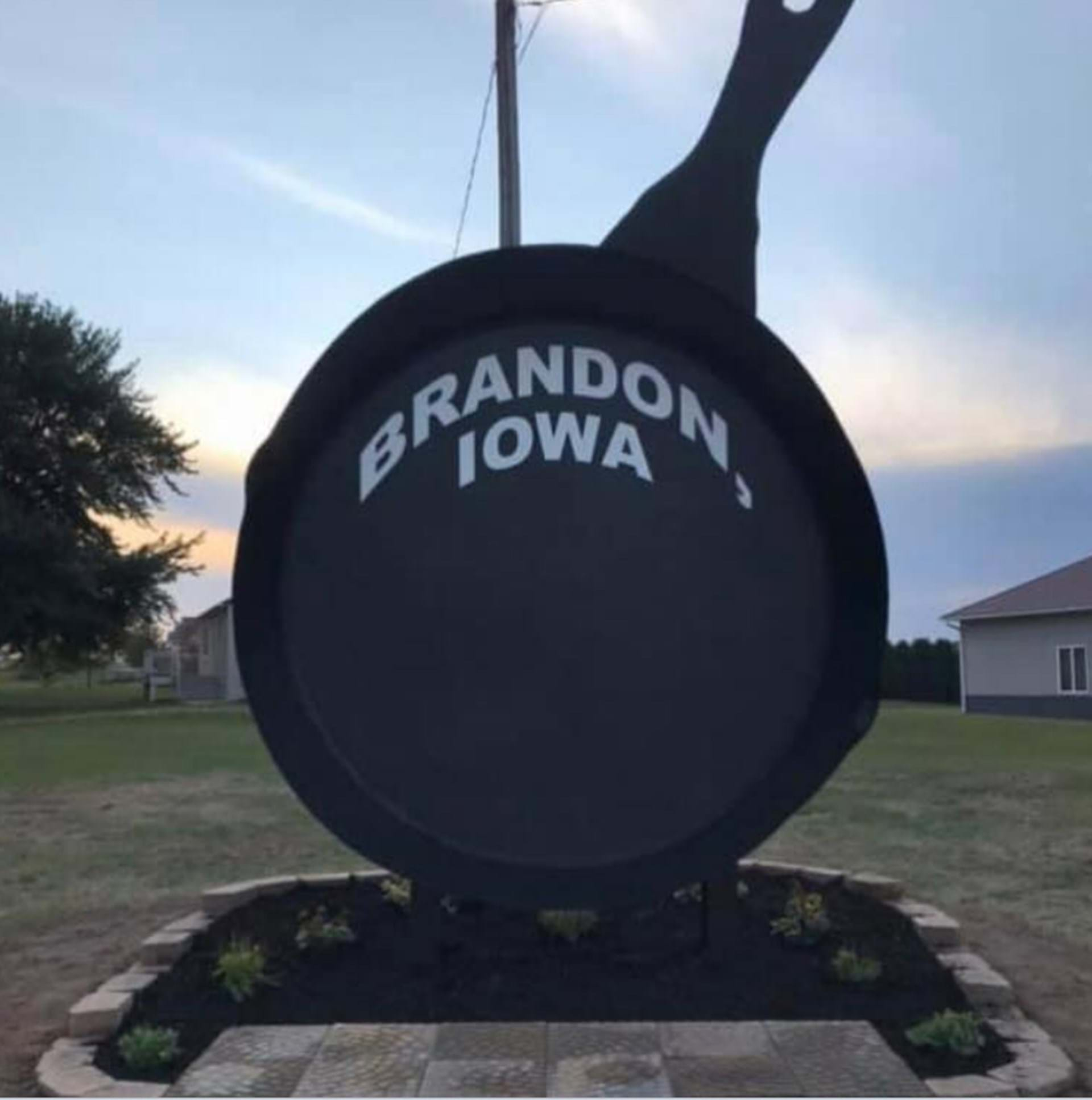 Iowa's Largest Frying Pan