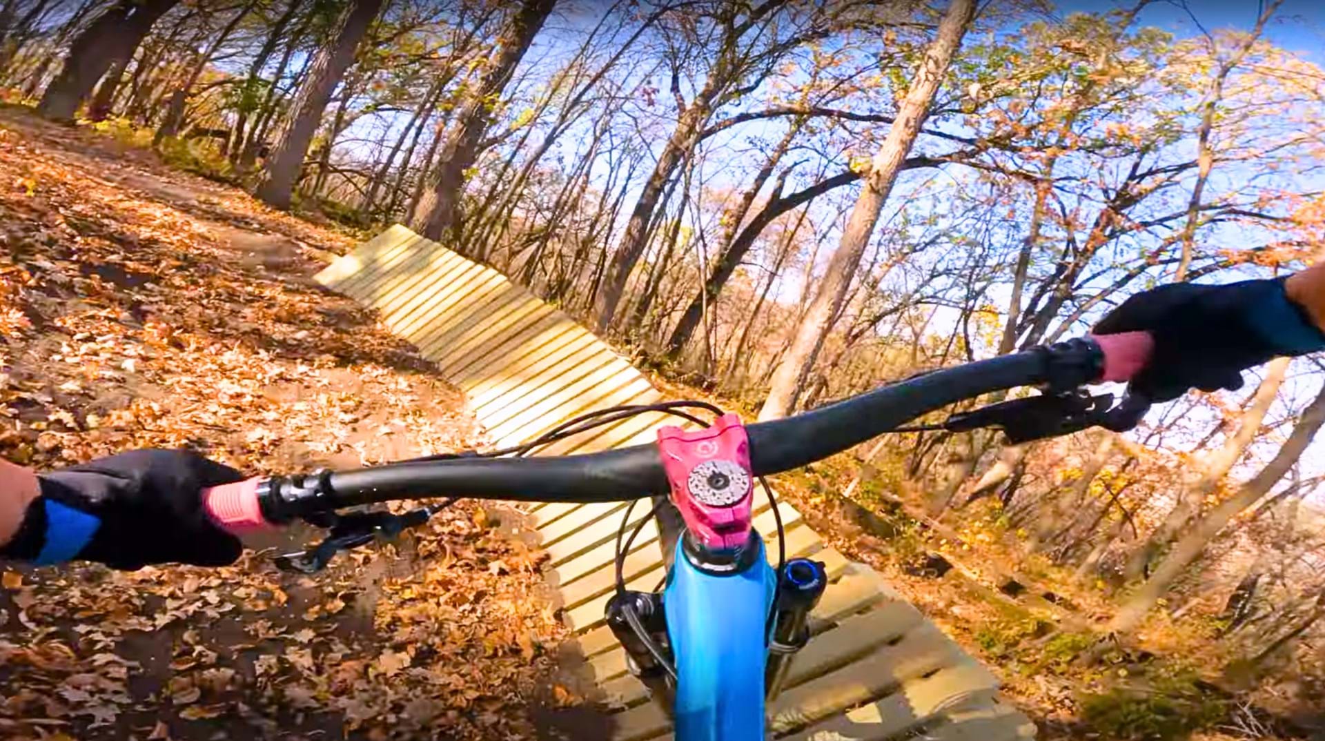 A surprising number of manmade elements add to the beauty and thrill of riding these trails.