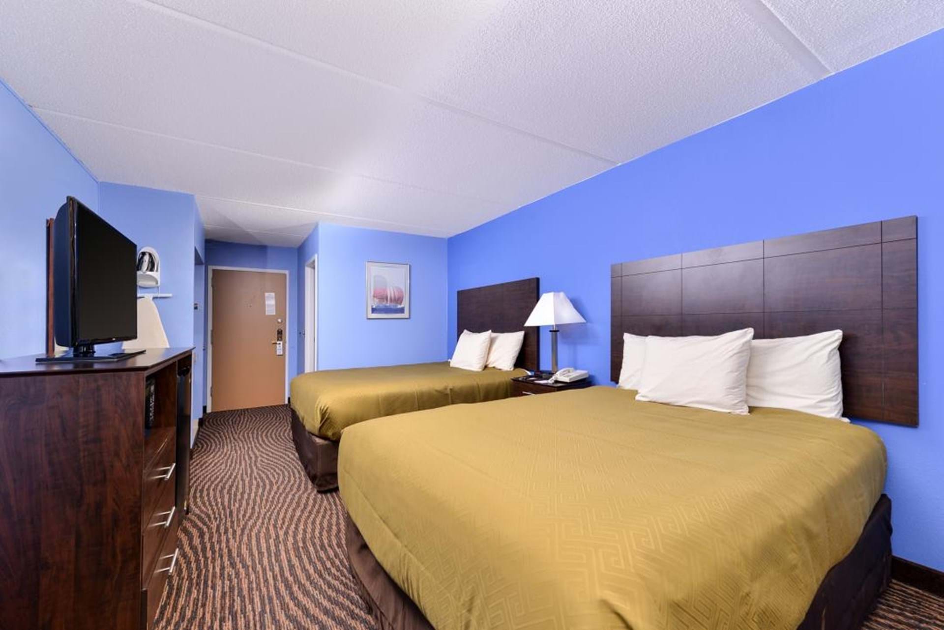 Clean, spacious rooms await you.