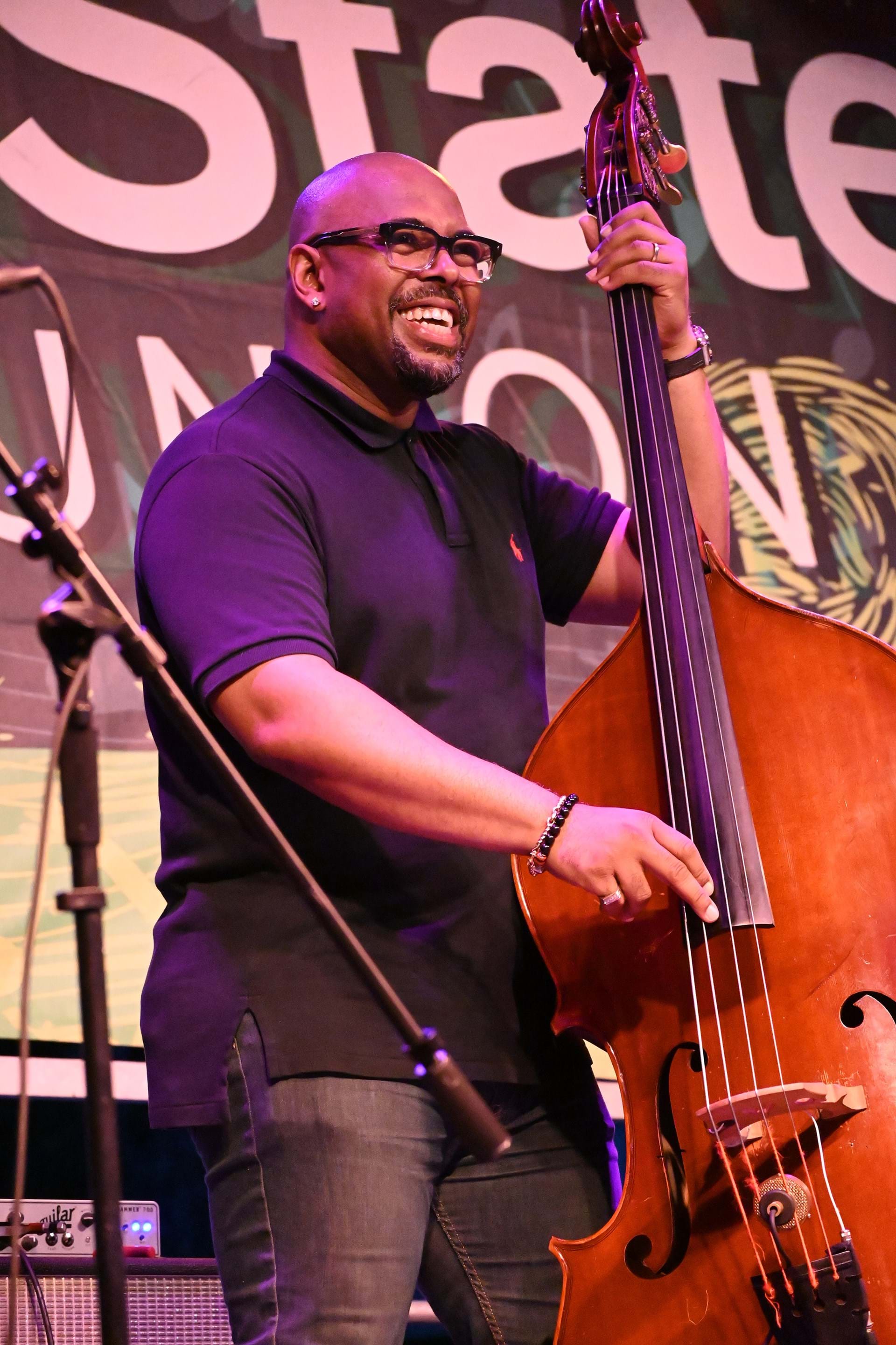 Christian McBride at the Iowa City Jazz Festival