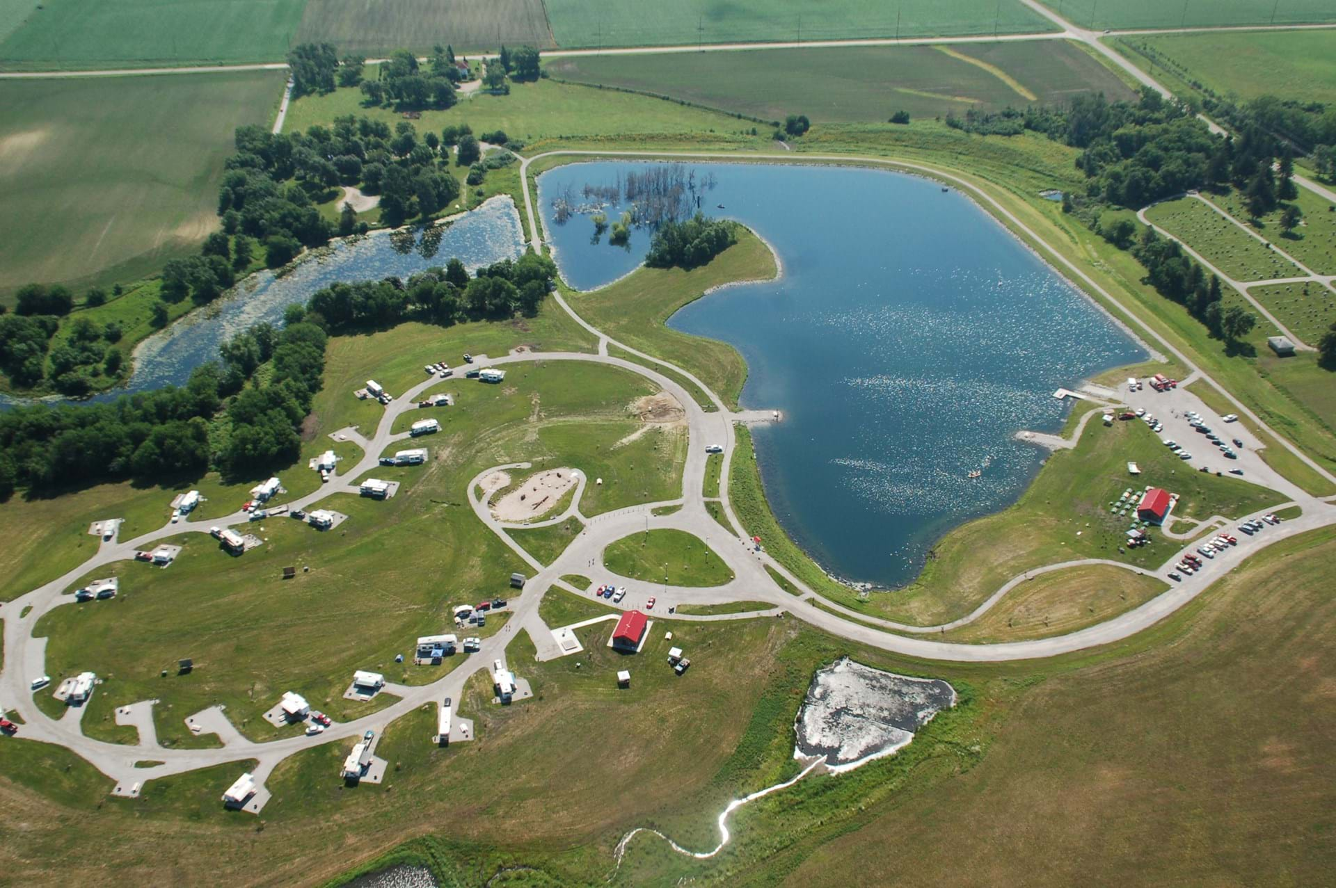 Dakins Lake Aerial Photo