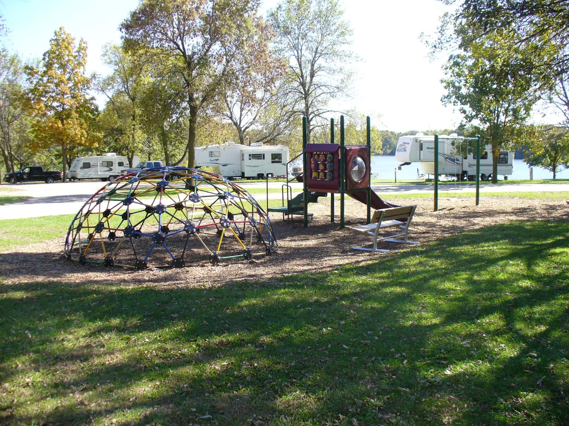 Breezy Bay Campground at Hickory Grove Park Colo, Iowa Travel Iowa