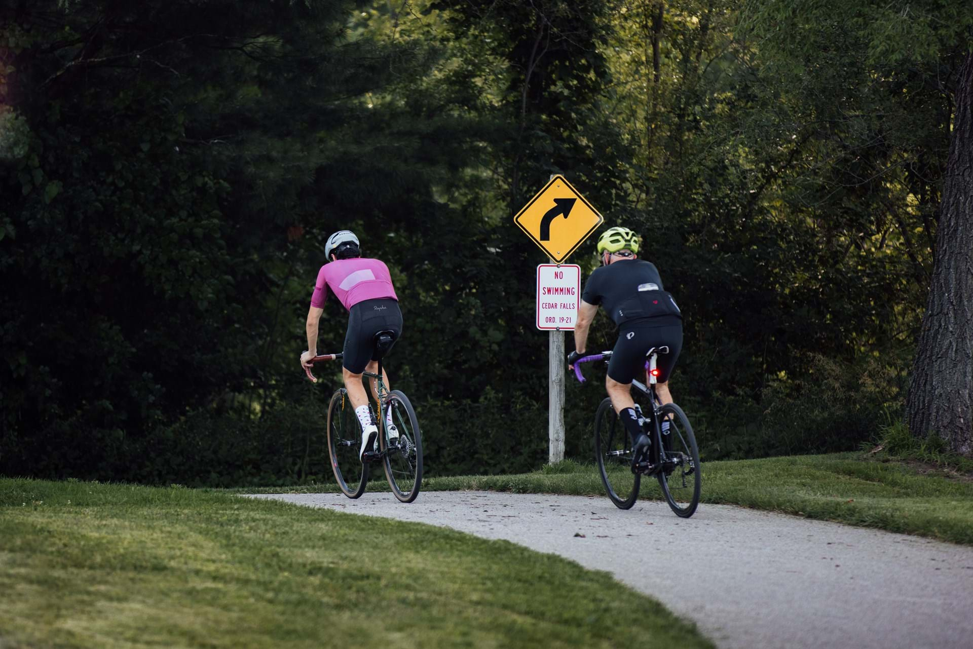 Bikers can enjoy miles of smiles on our hard surface trail system!