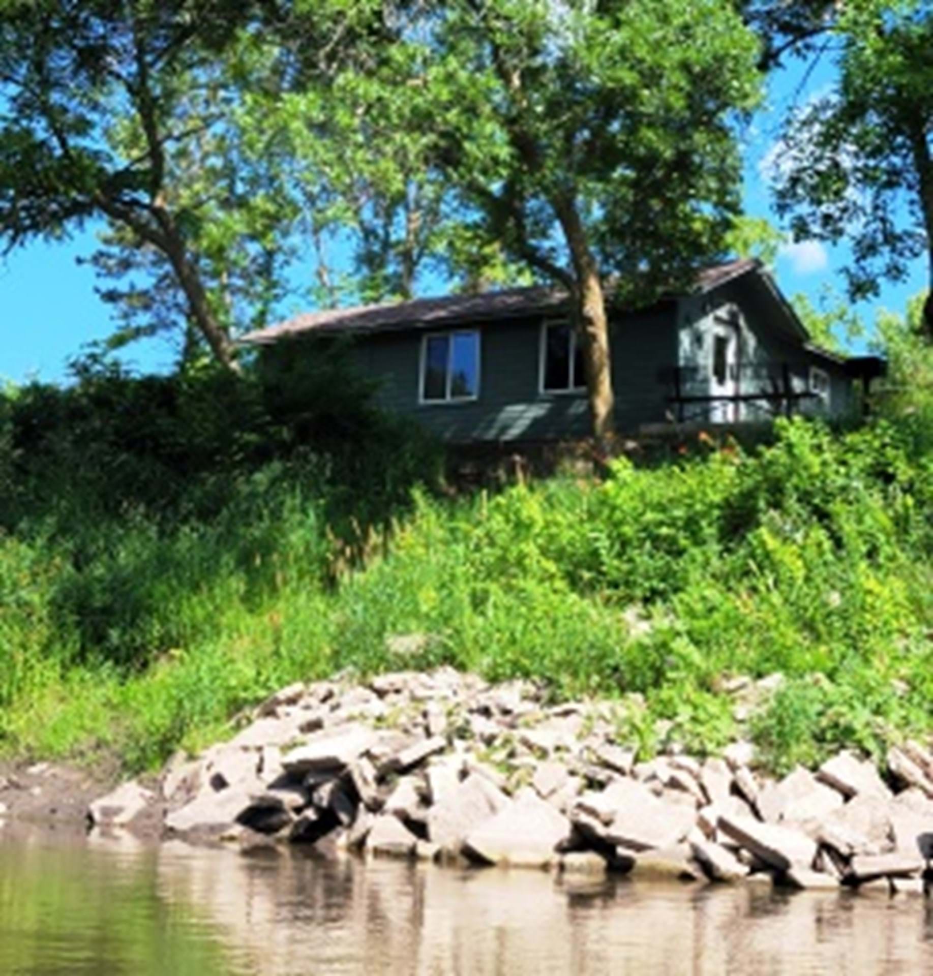 View of Cabin from River