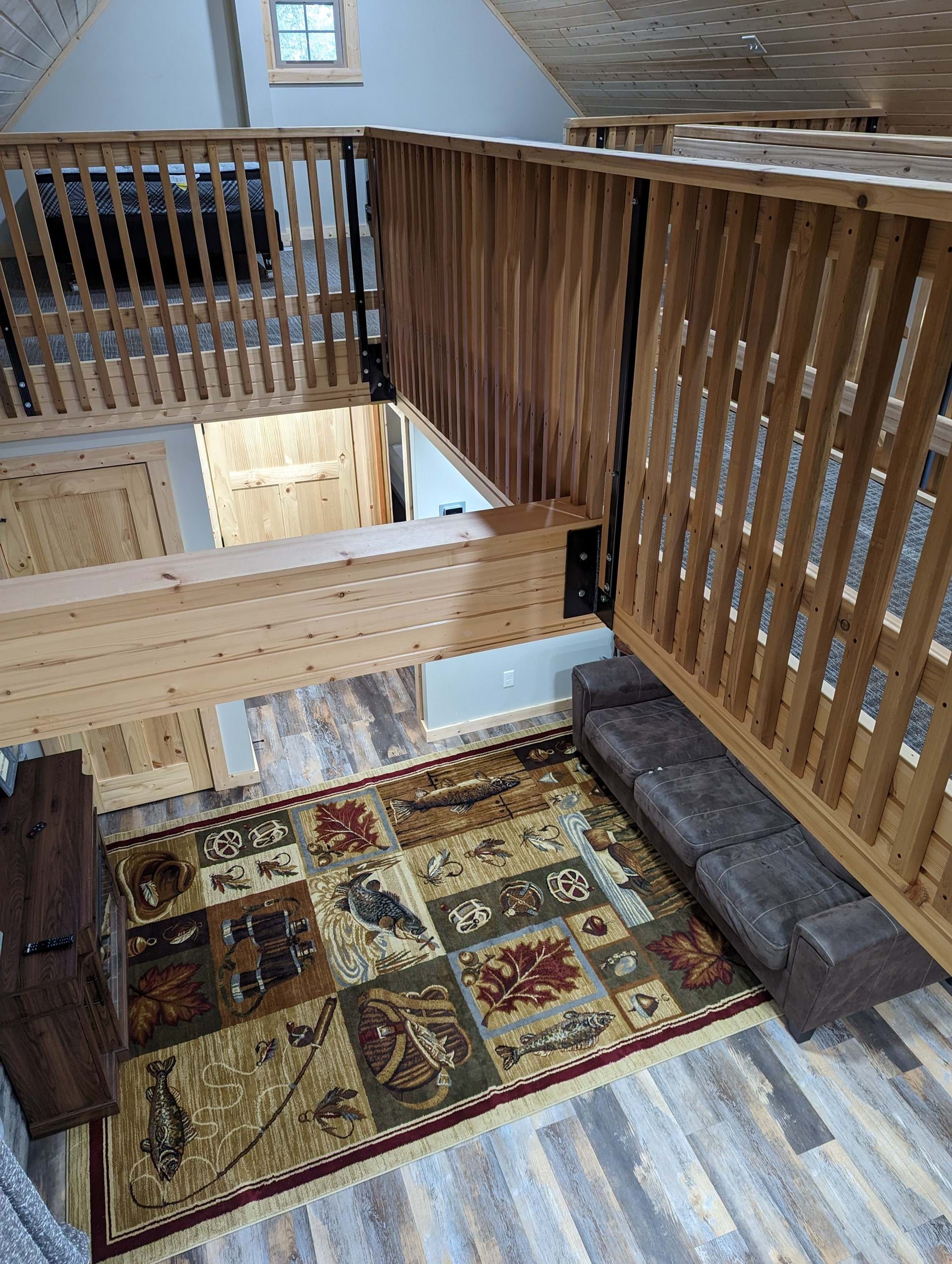 Loft space to main sitting space