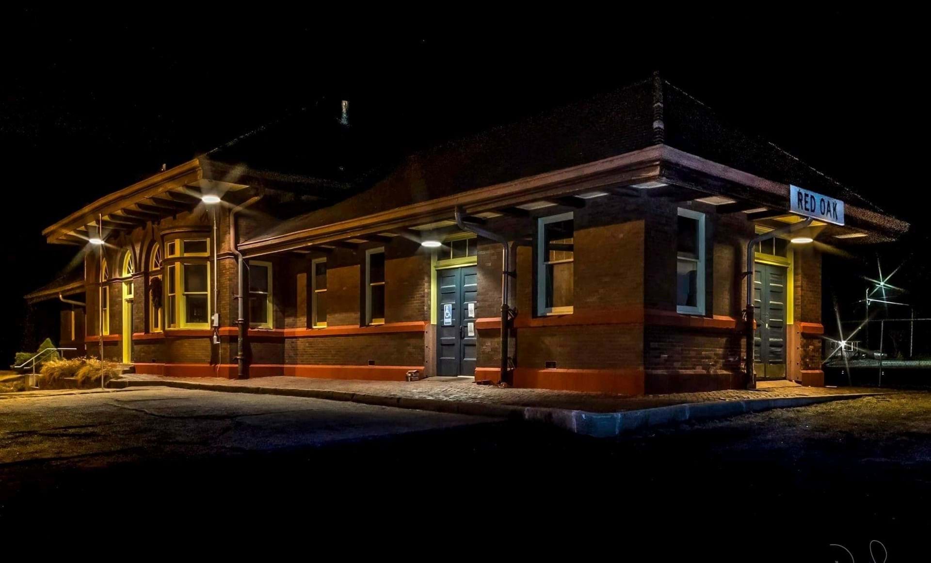 The Restored Burlington Northern Depot & WWII Memorial Museum, Red Oak, Iowa