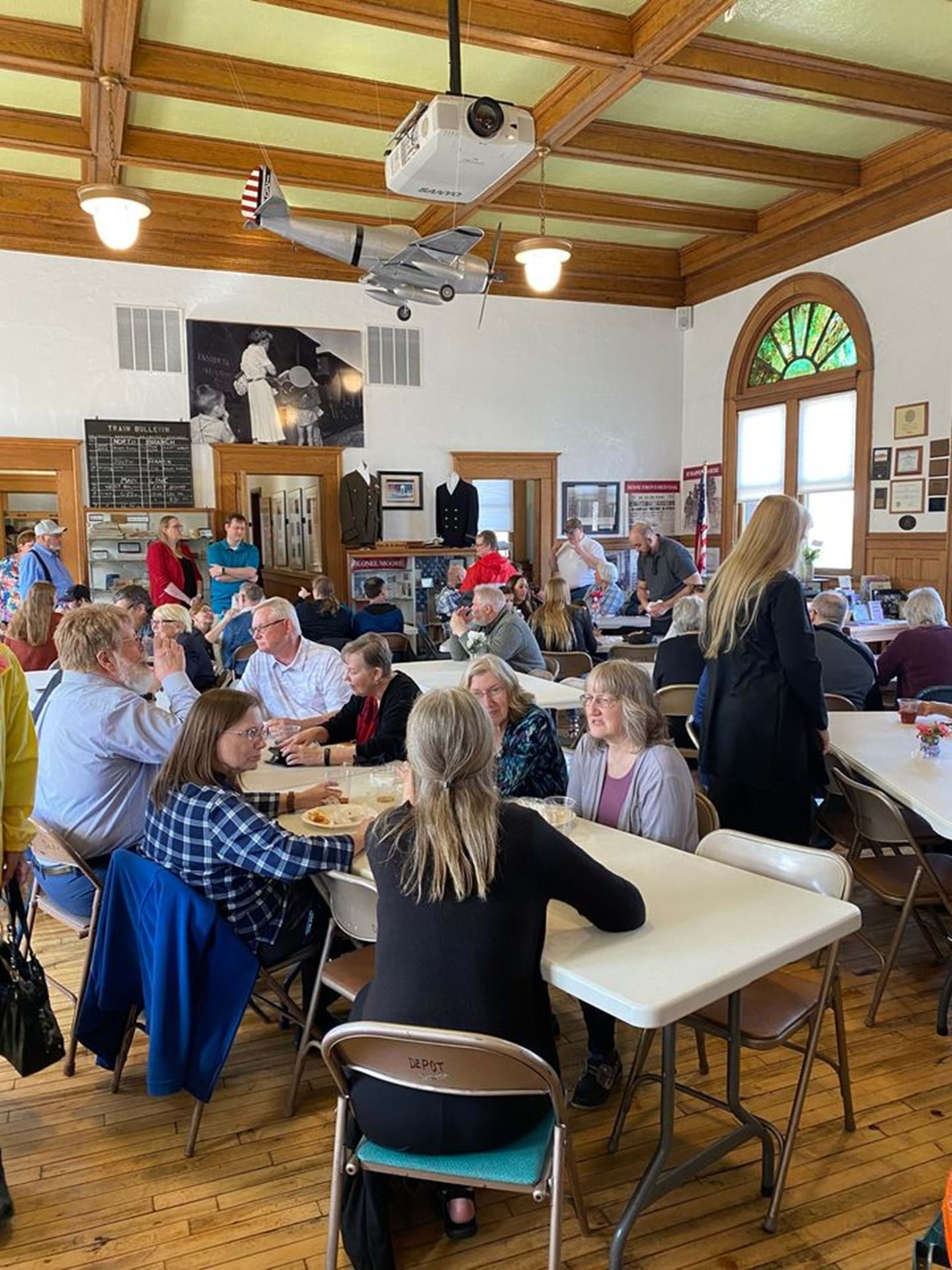 The Restored Burlington Northern Depot & WWII Memorial Museum, Red Oak, Iowa