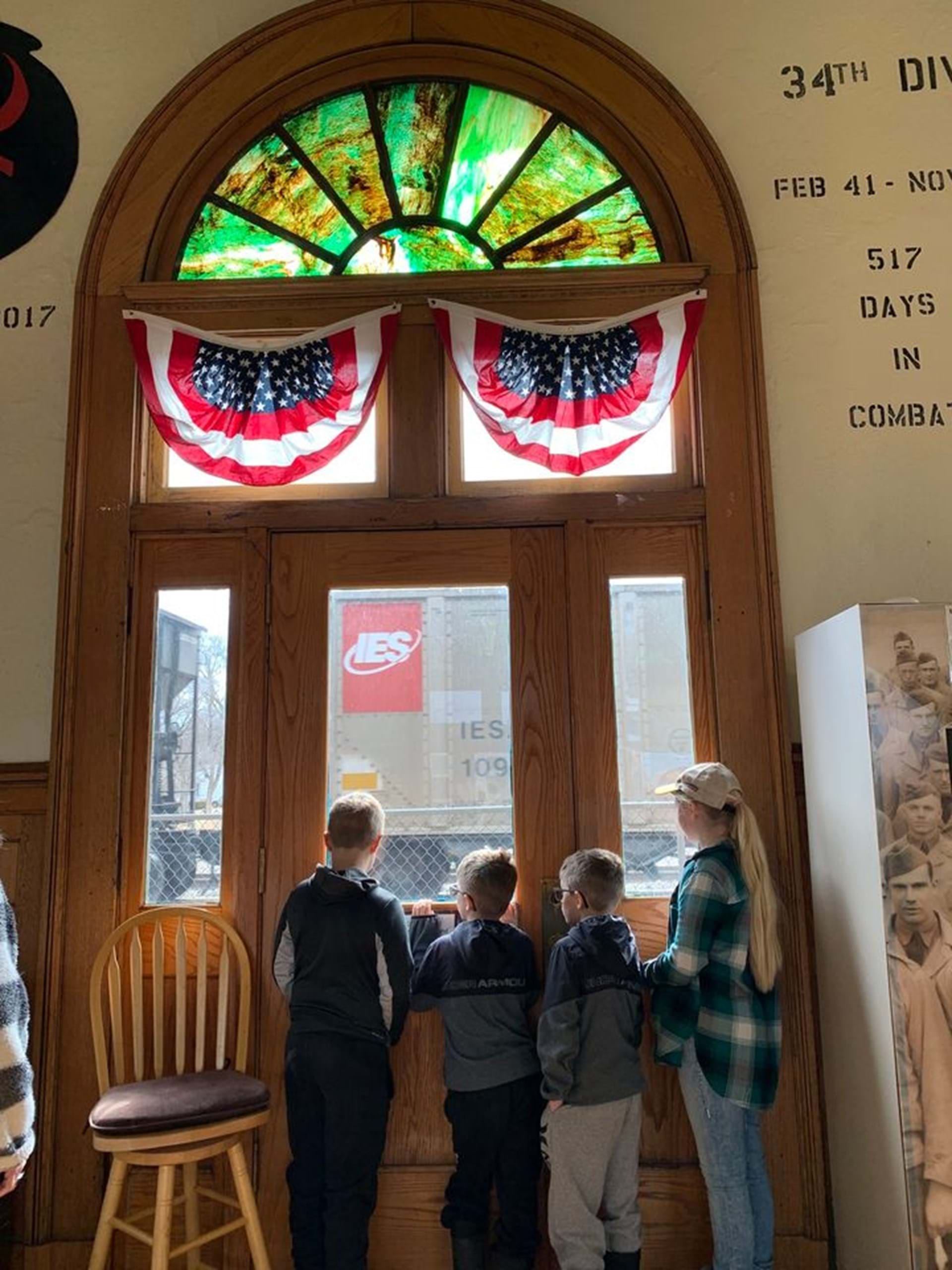The Restored Burlington Northern Depot & WWII Memorial Museum, Red Oak, Iowa