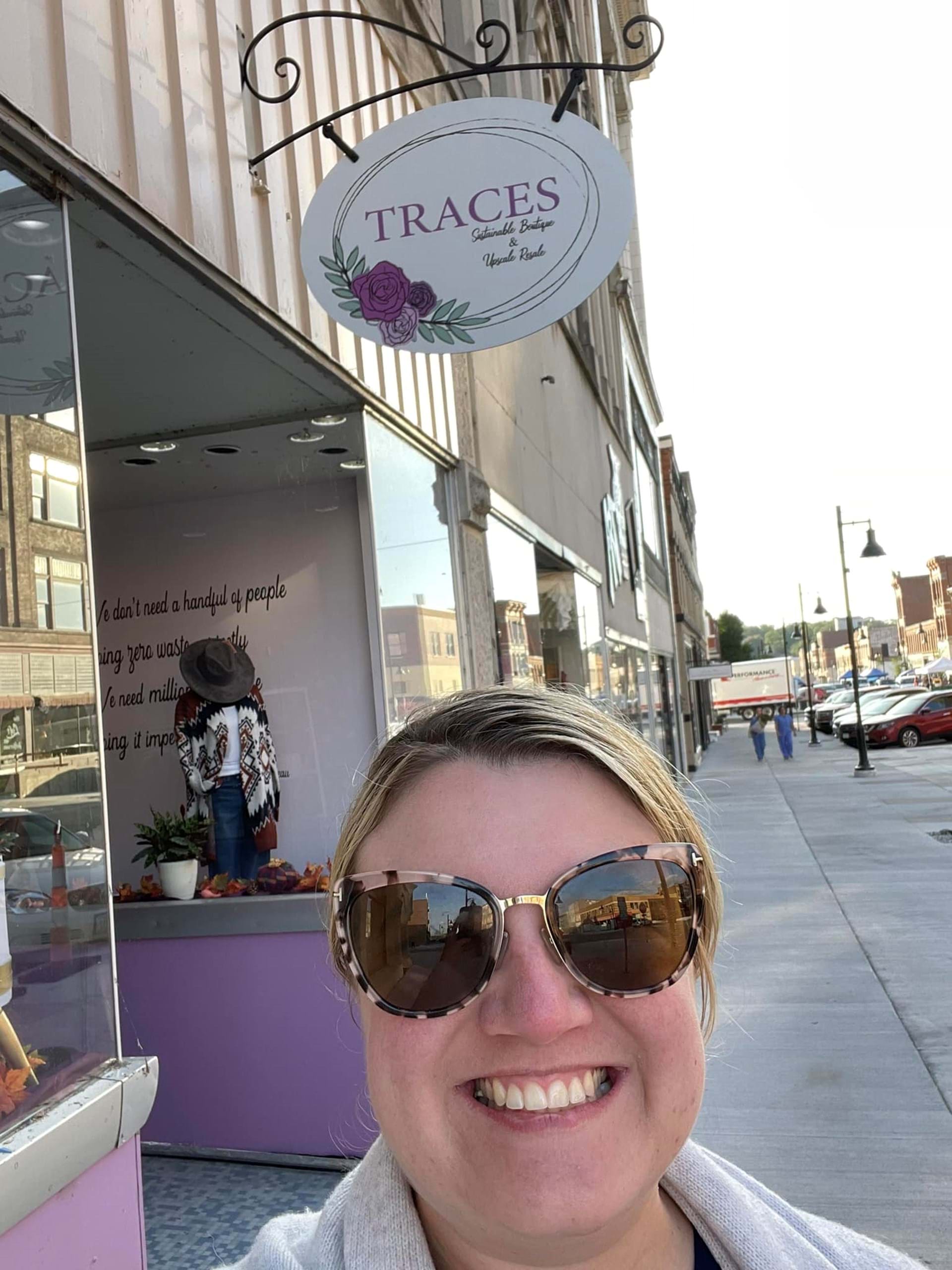 Come see Tracy at Traces in Downtown Burlington, IA