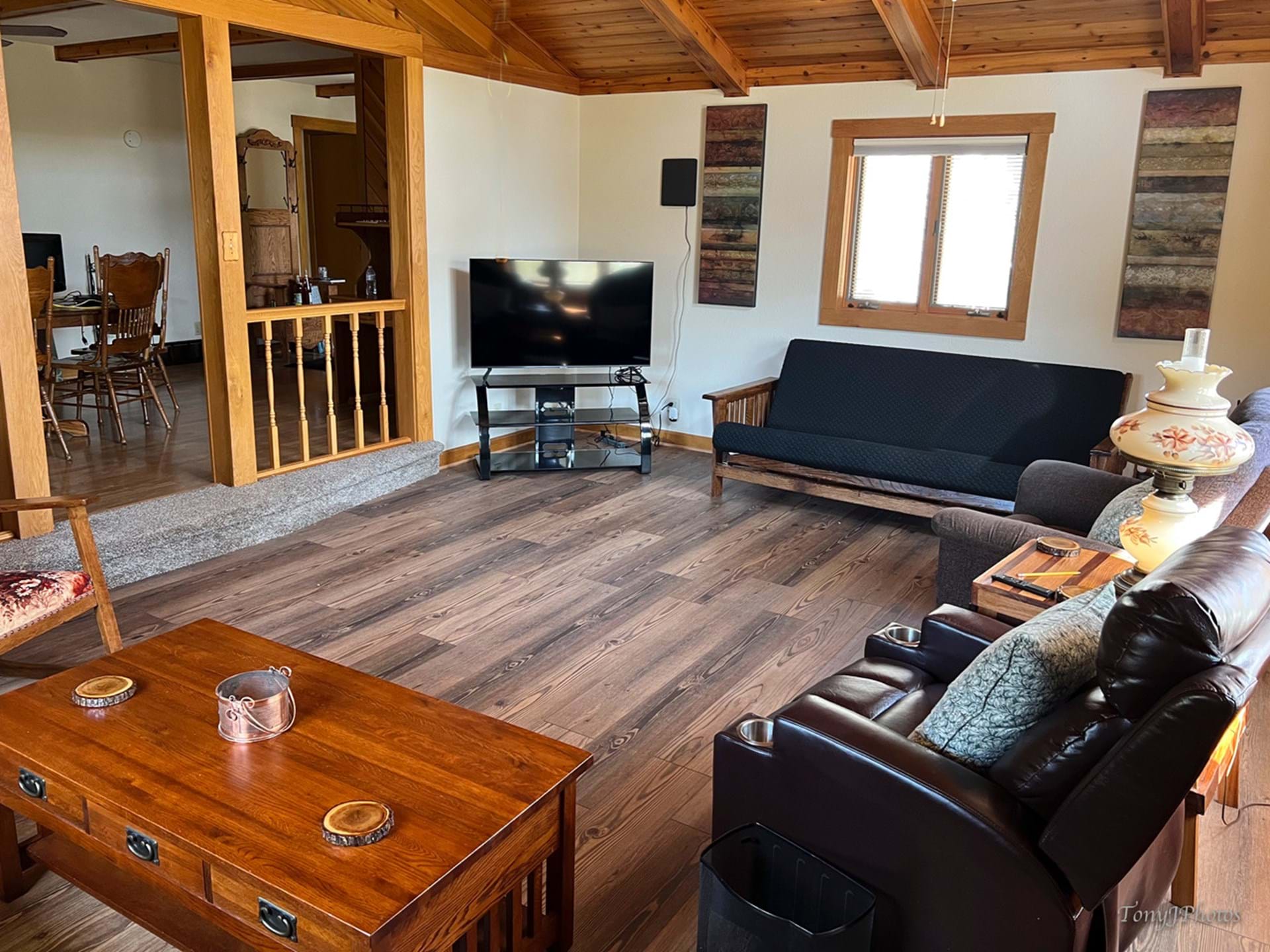 plenty of space to spread out in the living room