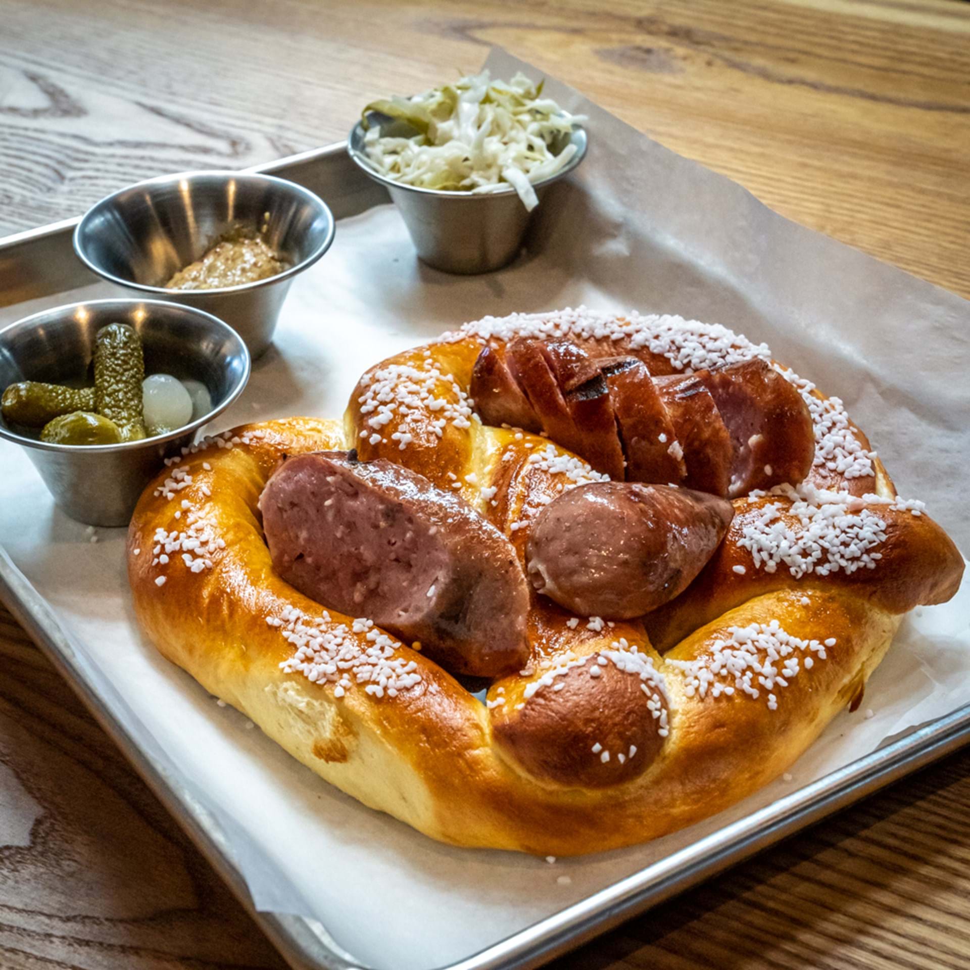Big Grove Brewery Des Moines Pretzel 
