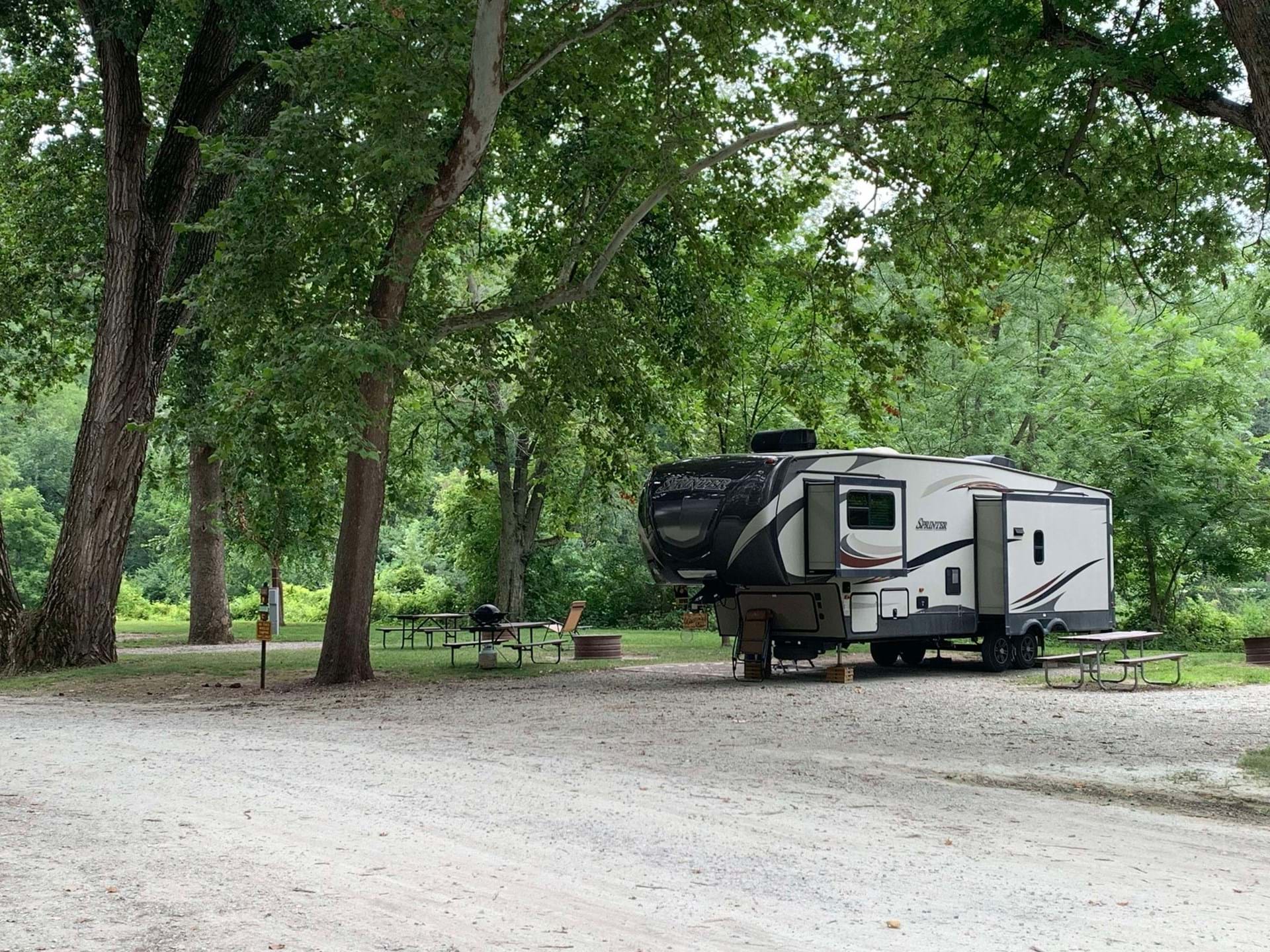 Camping at Lenon Mill Park
