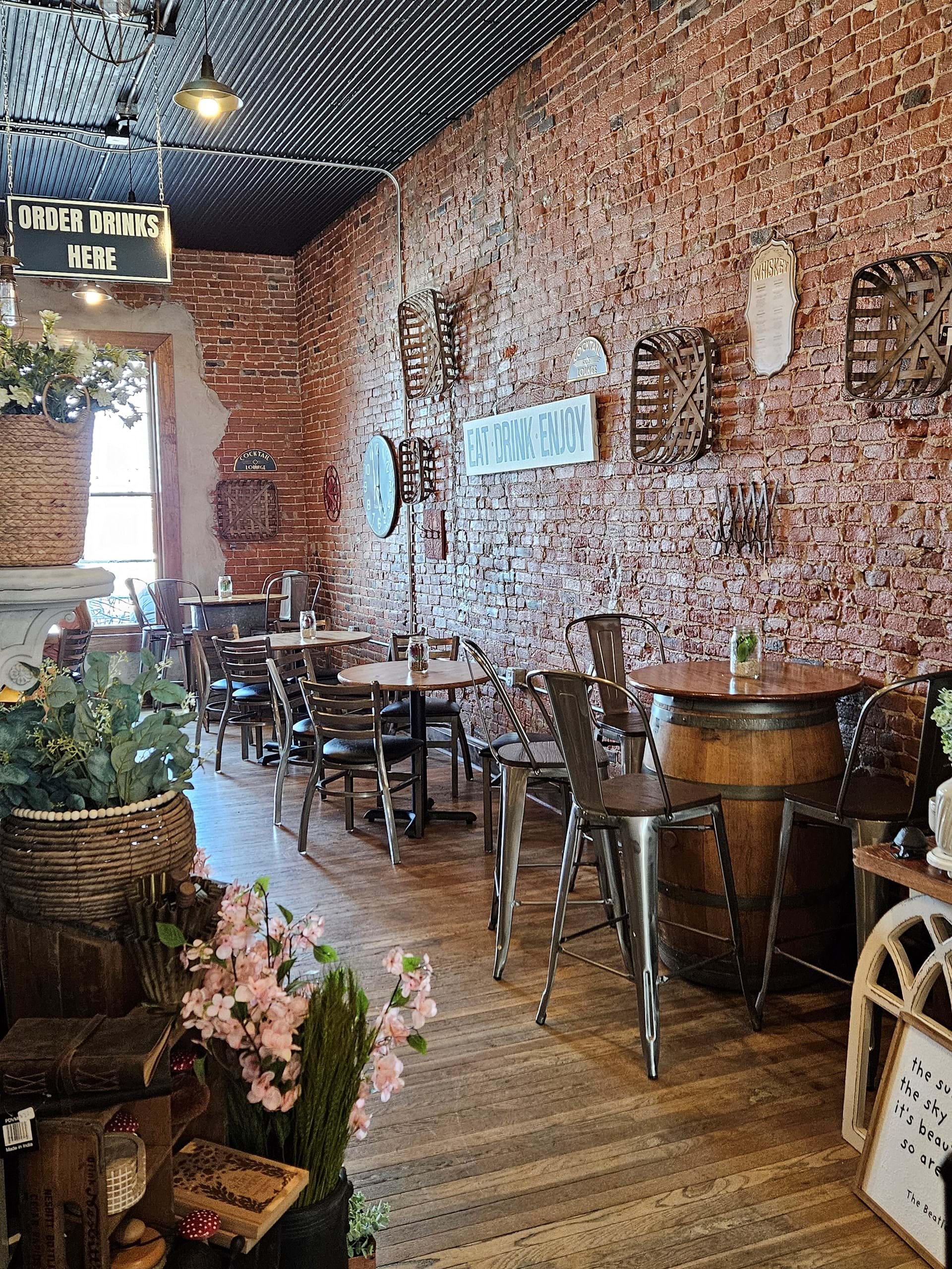 Sip and Shop Area