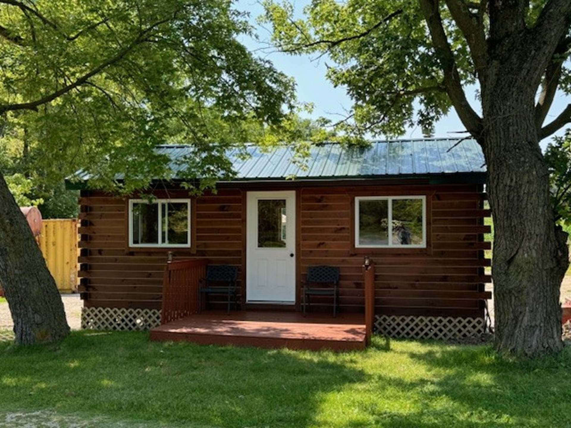 One of two cabins available