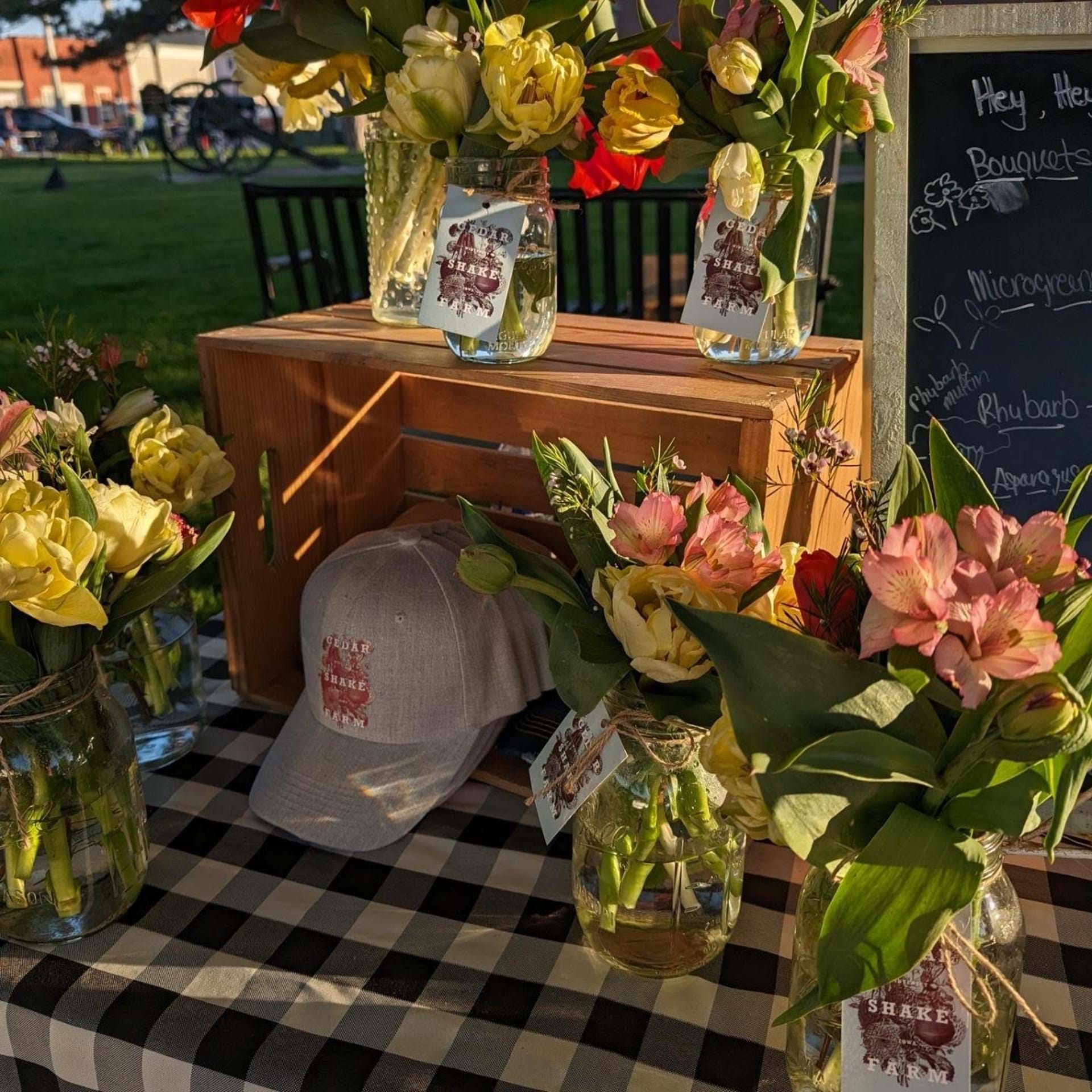 Flowers from Cedar Shake Farm