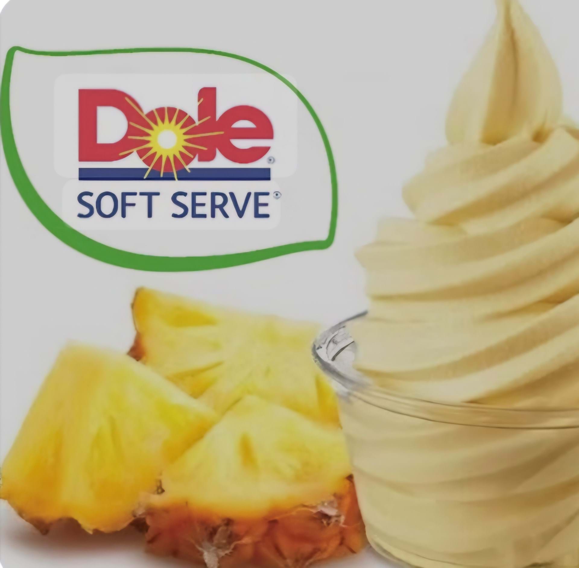 Pineapple Dole Soft Serve. Yumm!!