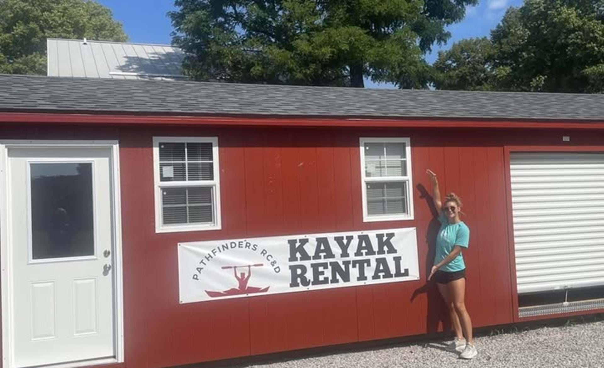 Let the friendly folks at Pathfinders RC&D Kayak Rental show you their kayaks!