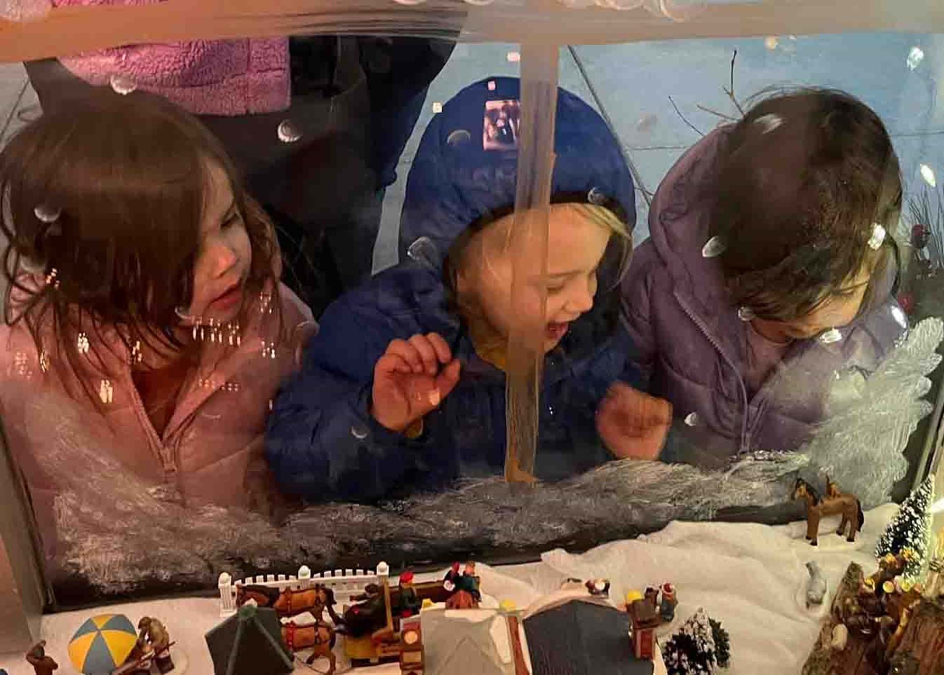 The winter village in December is a sight to see for sure!