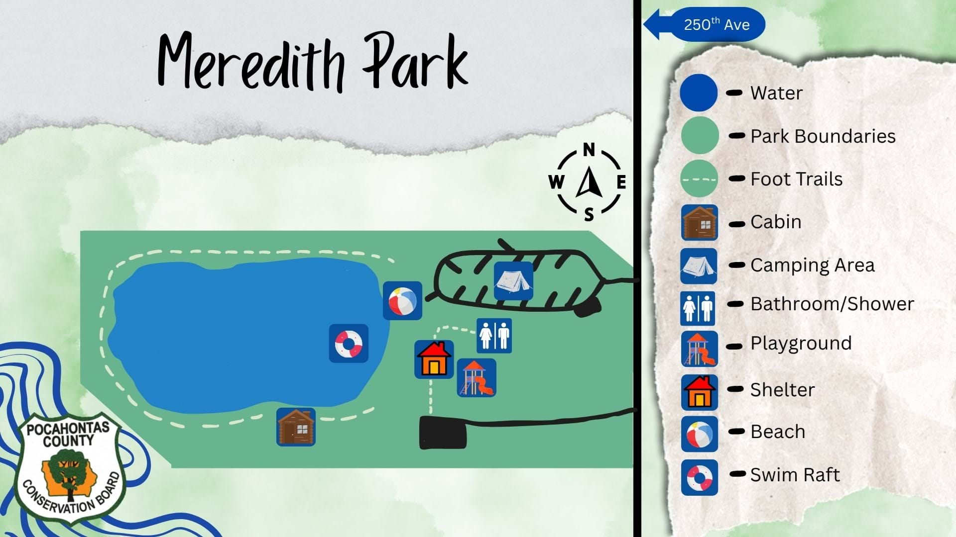 Meredith Park Map