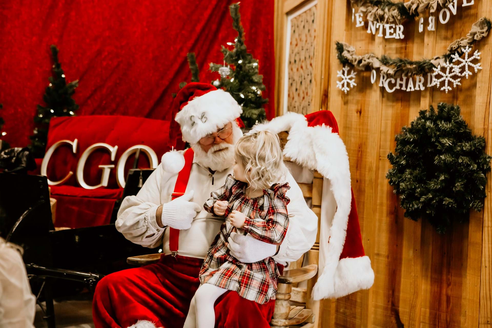 Sitting with Santa
