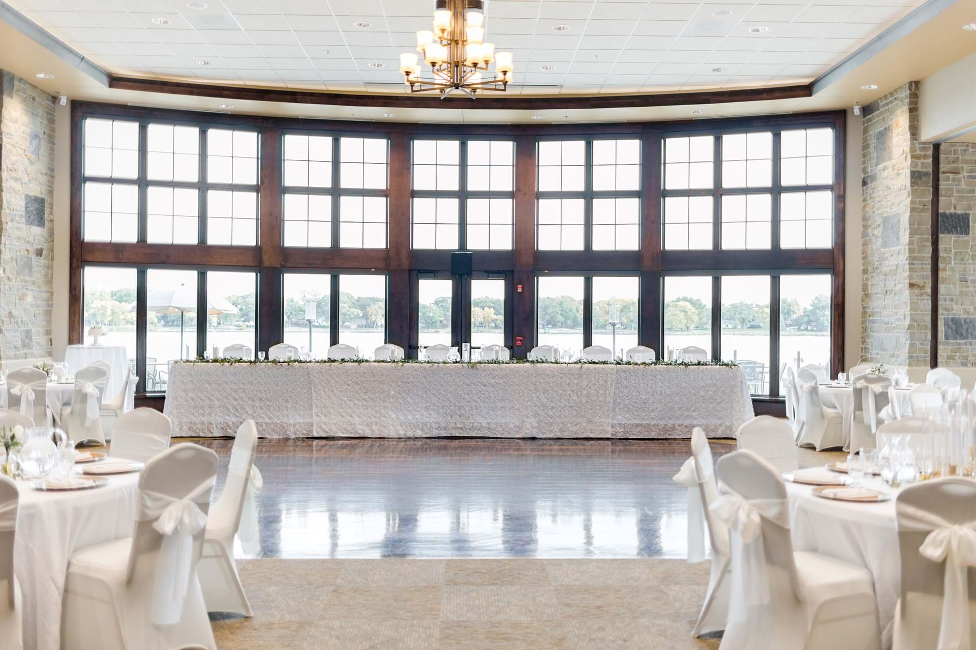 Lakeview ballroom windows