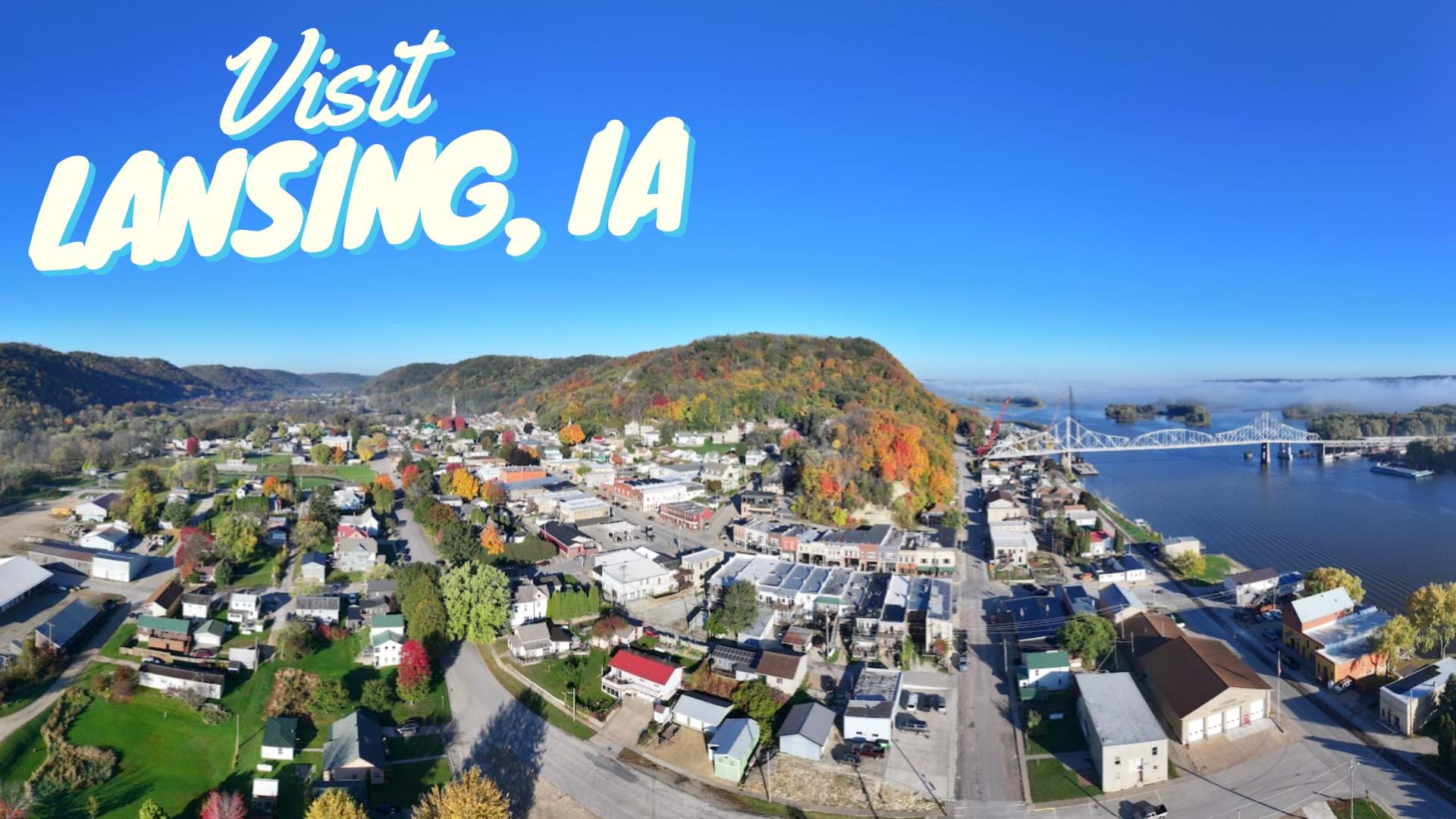 Visit Lansing, Iowa Today! A hidden gem in Northeast Iowa.