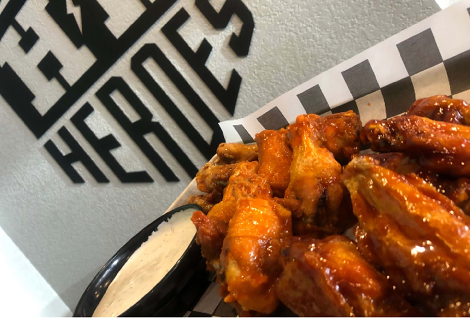 Freshly Made Wings with Homemade Sauces