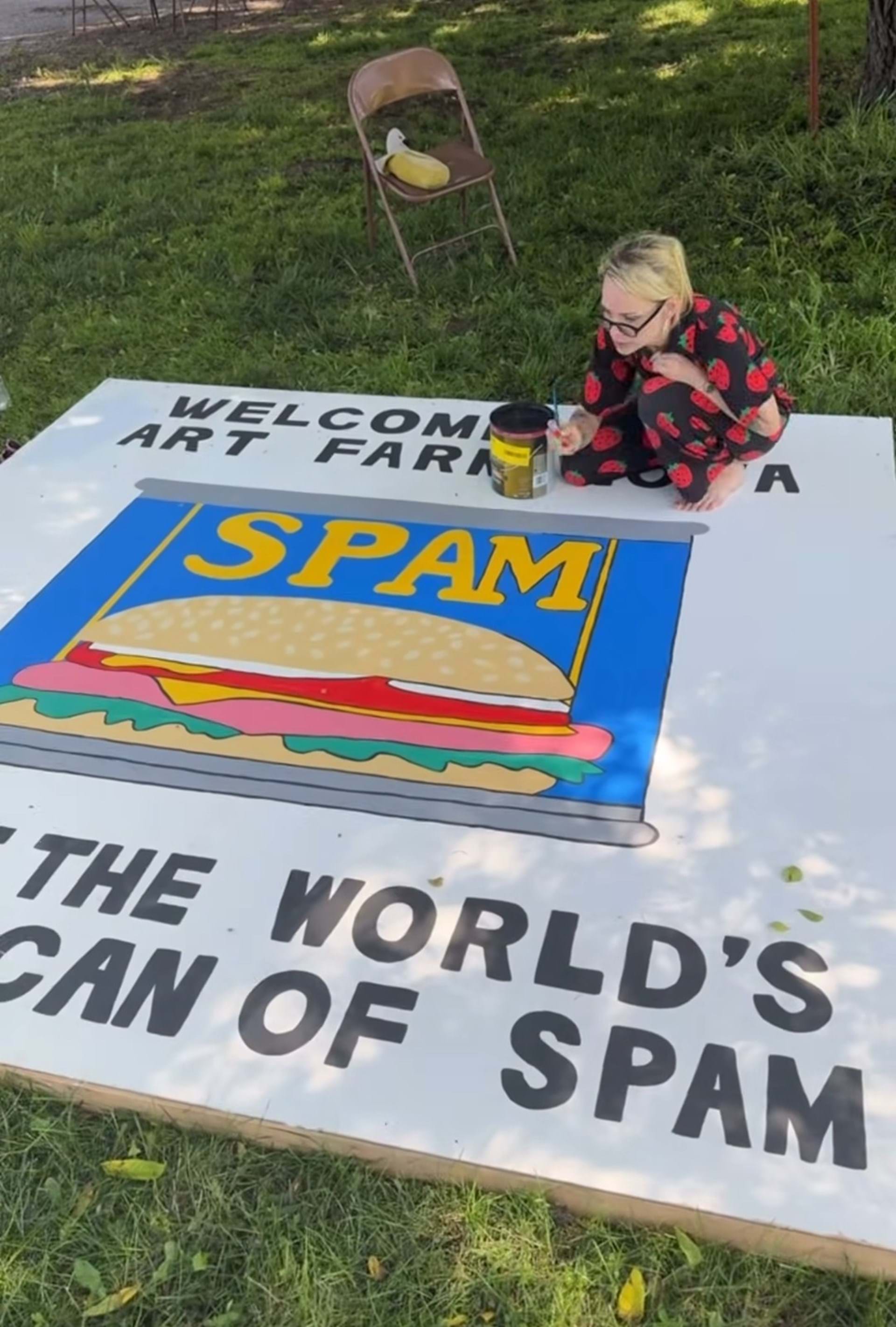 Lucy Sparrow at Art Farm Iowa 