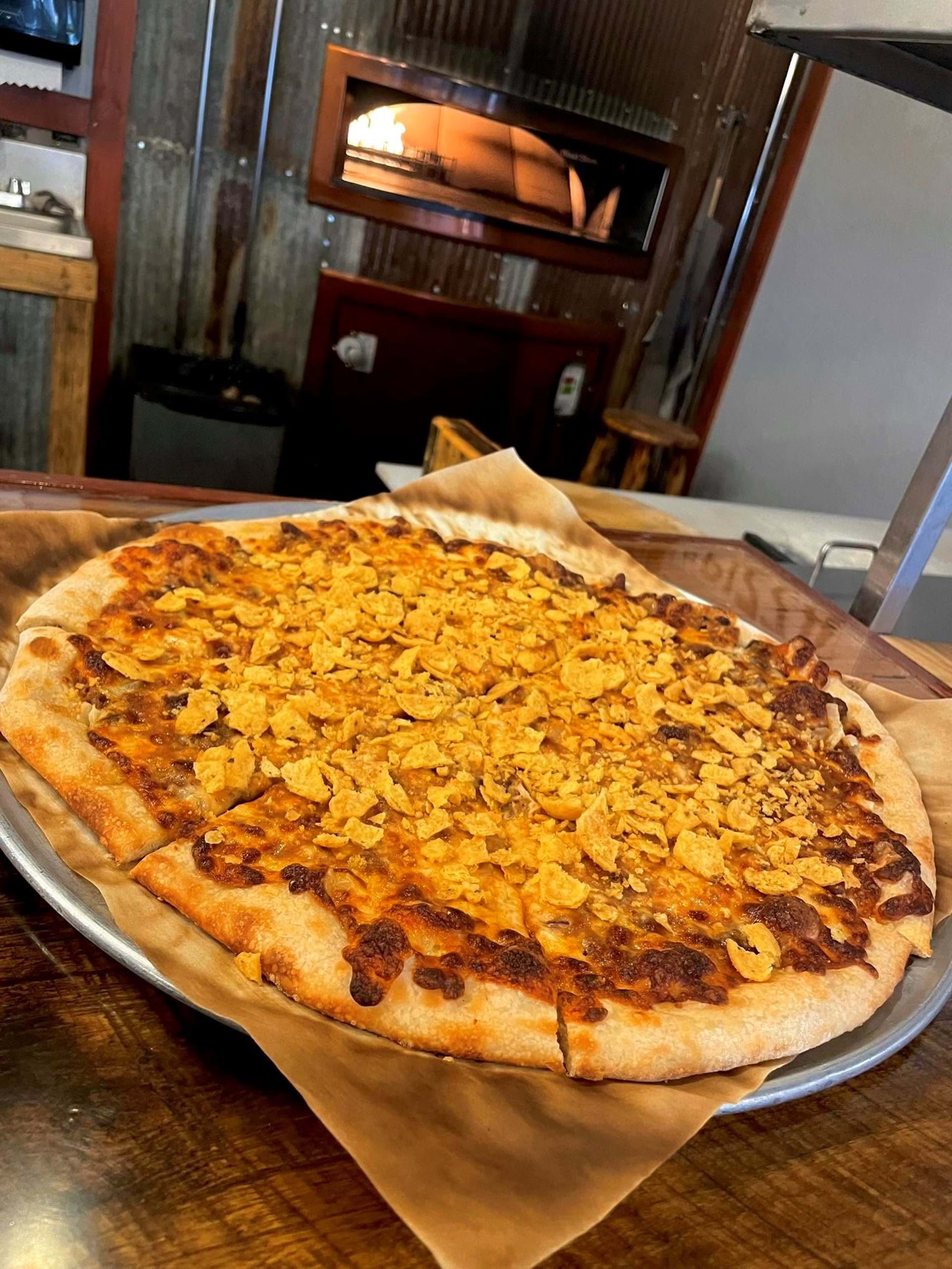 Wood fired pizza