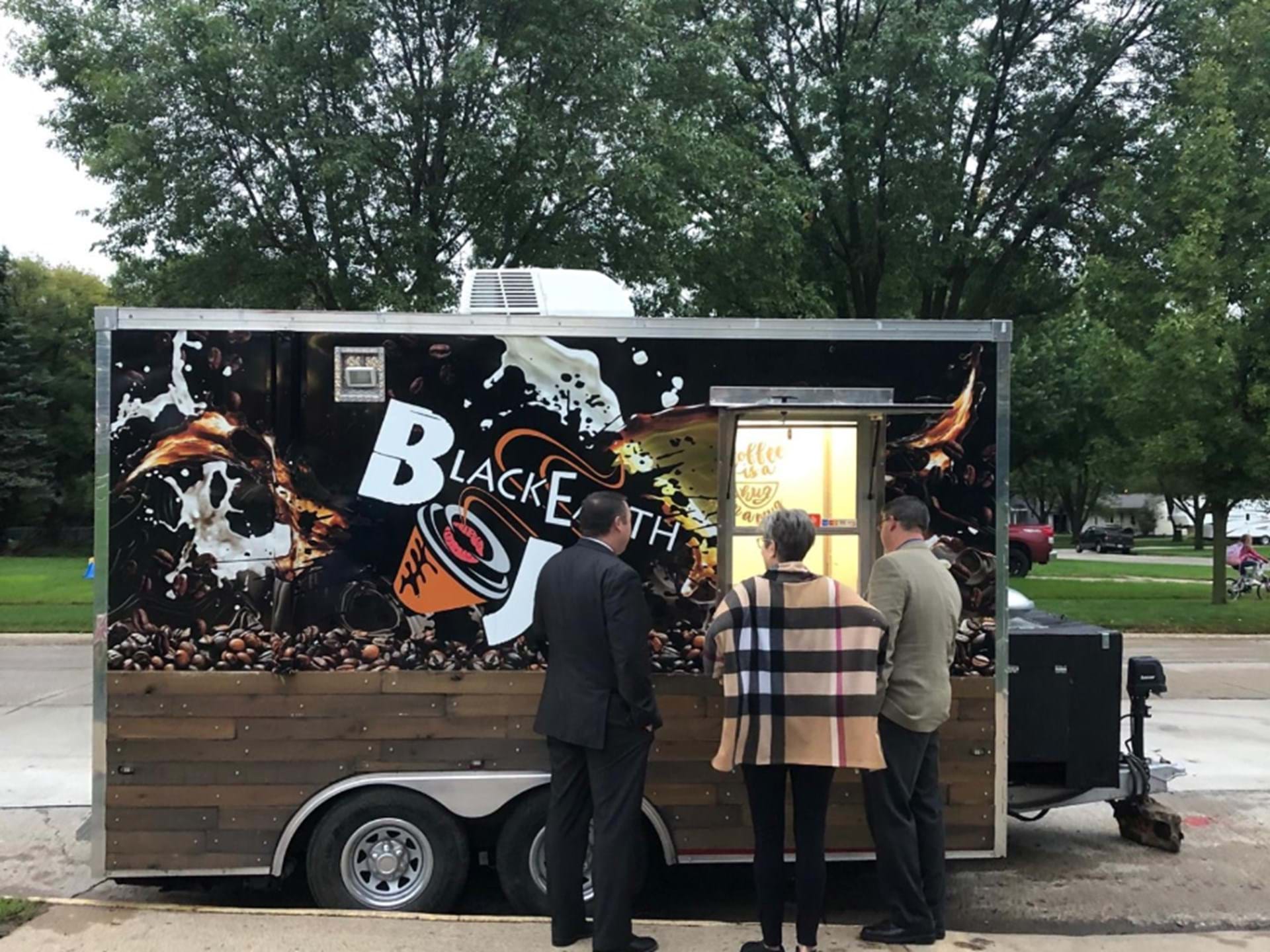 BlackEarth Java Mobile Trailer, Text 712-240-2156 for your event!
